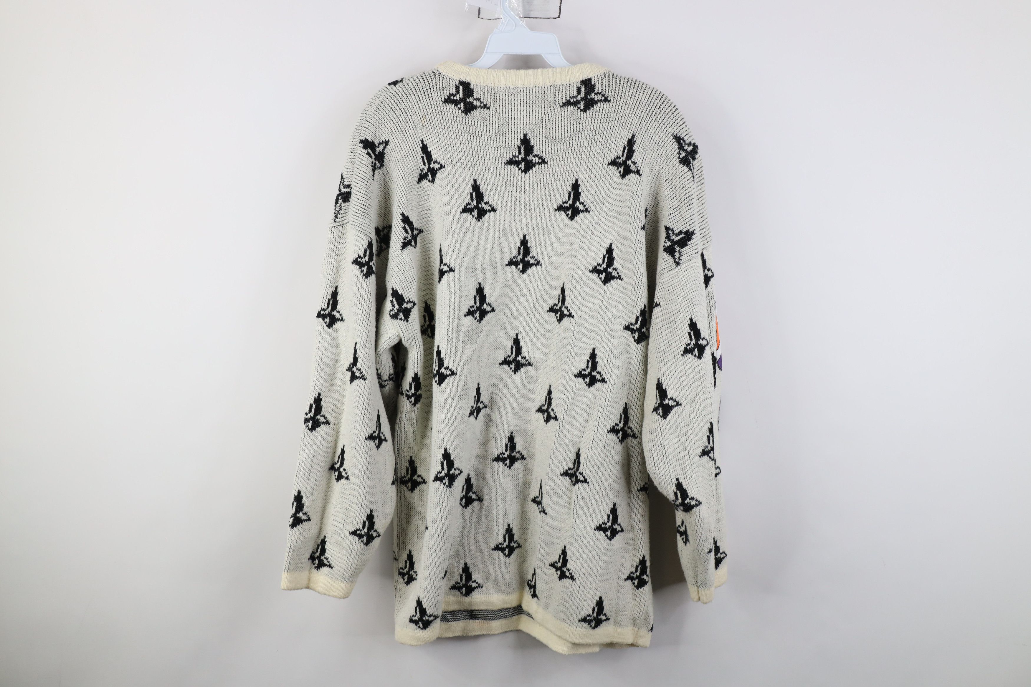 Vintage Vintage 90s Streetwear Coat of Arms Knit Crewneck Sweater Size S / US 4 / IT 40 - 11 Thumbnail