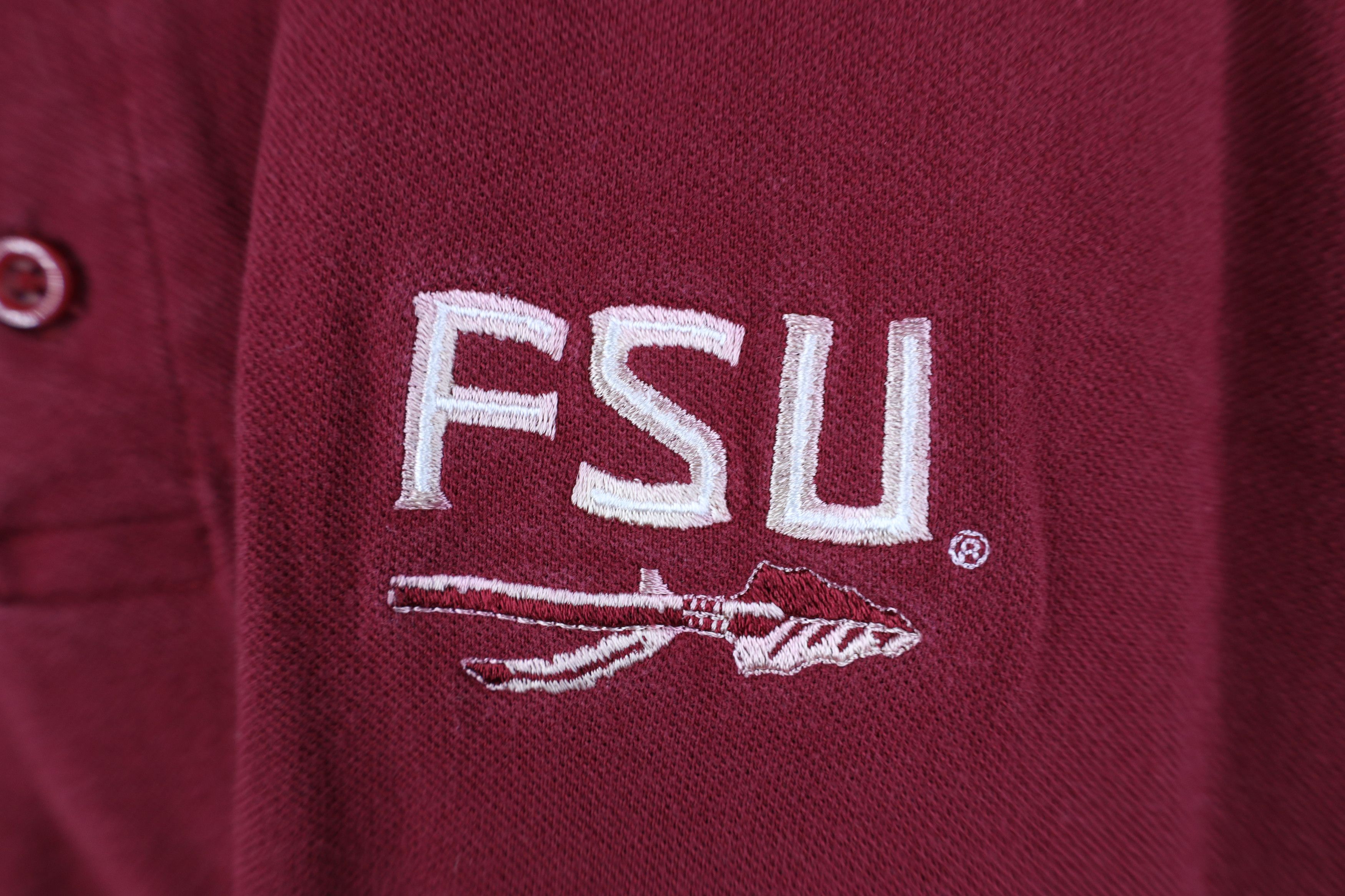 Nike Vintage Nike Florida State University Collared Polo Shirt Size US M / EU 48-50 / 2 - 5 Thumbnail