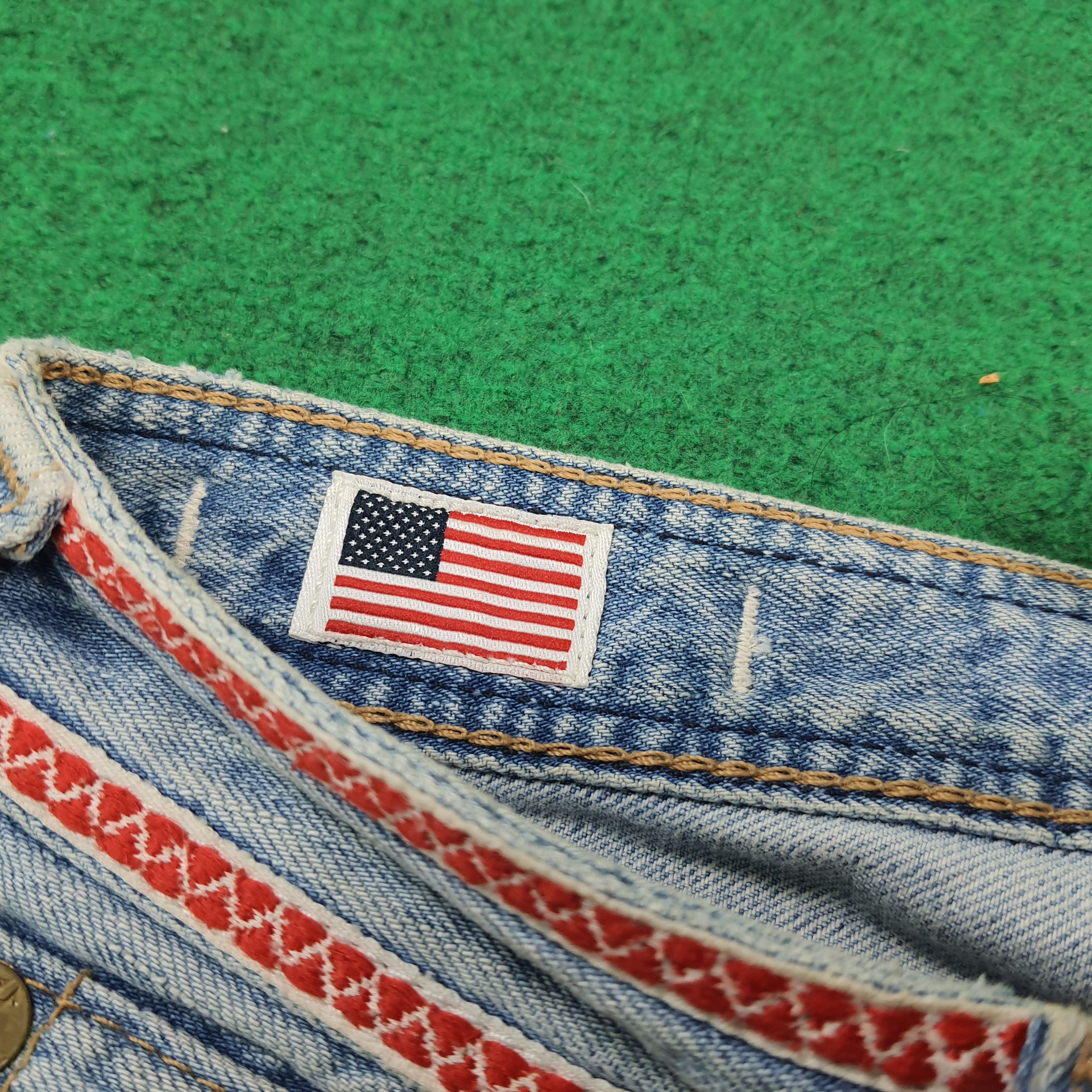 True Religion Vintage True Religion JOEY Floral Flare Jeans C297N7 Size 28" / US 6 / IT 42 - 11 Thumbnail