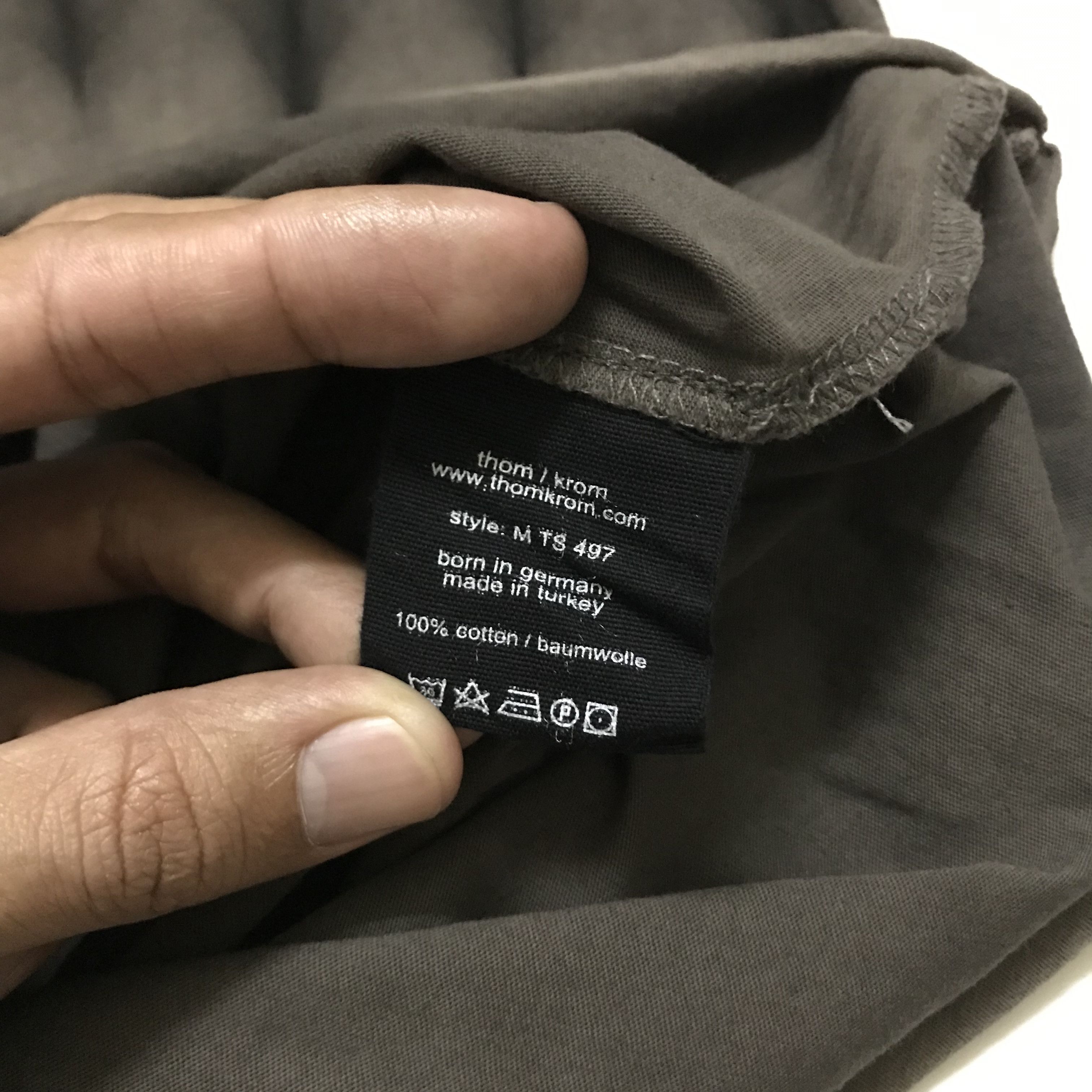 Thom Krom Thom Krom Gradient Dye Tee Size US M / EU 48-50 / 2 - 5 Thumbnail