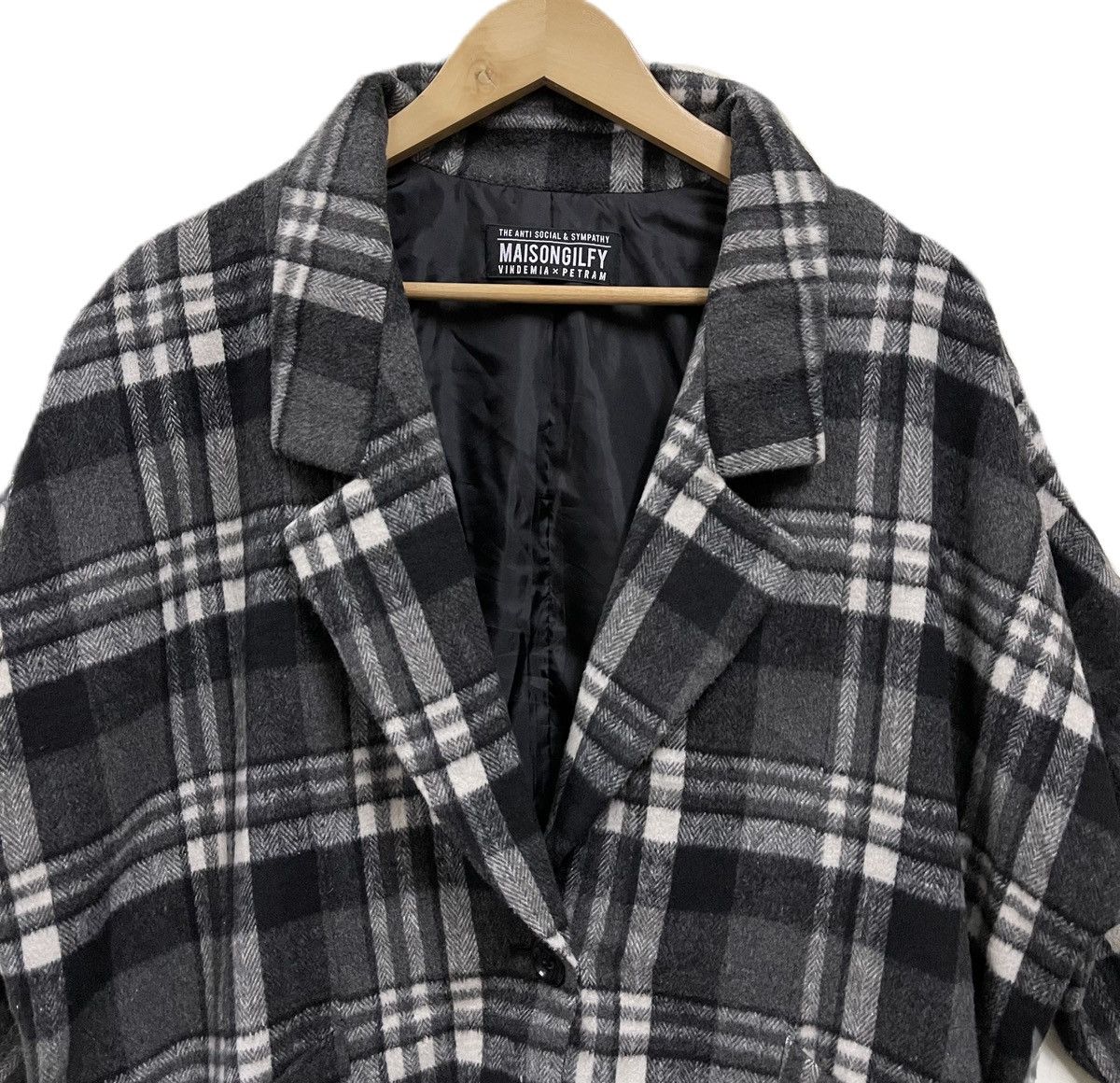 If Six Was Nine Maison Gilfy Vindemia X Petram Plaid Jacket Size US XL / EU 56 / 4 - 2 Thumbnail