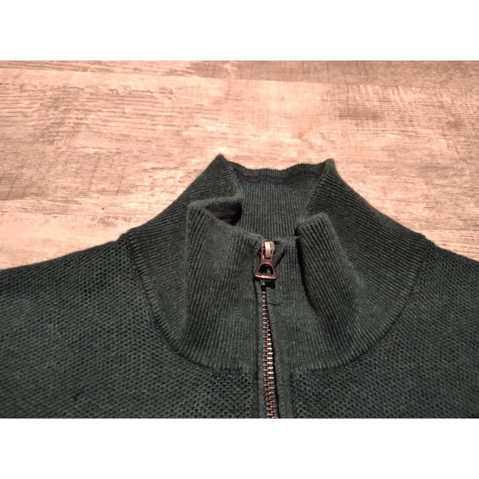 Polo Ralph Lauren Polo Ralph Lauren Men Sweater L Green Cotton Knit Quarter Zip Mock Neck Pullover Golf Walking Size US L / EU 52-54 / 3 - 7 Thumbnail