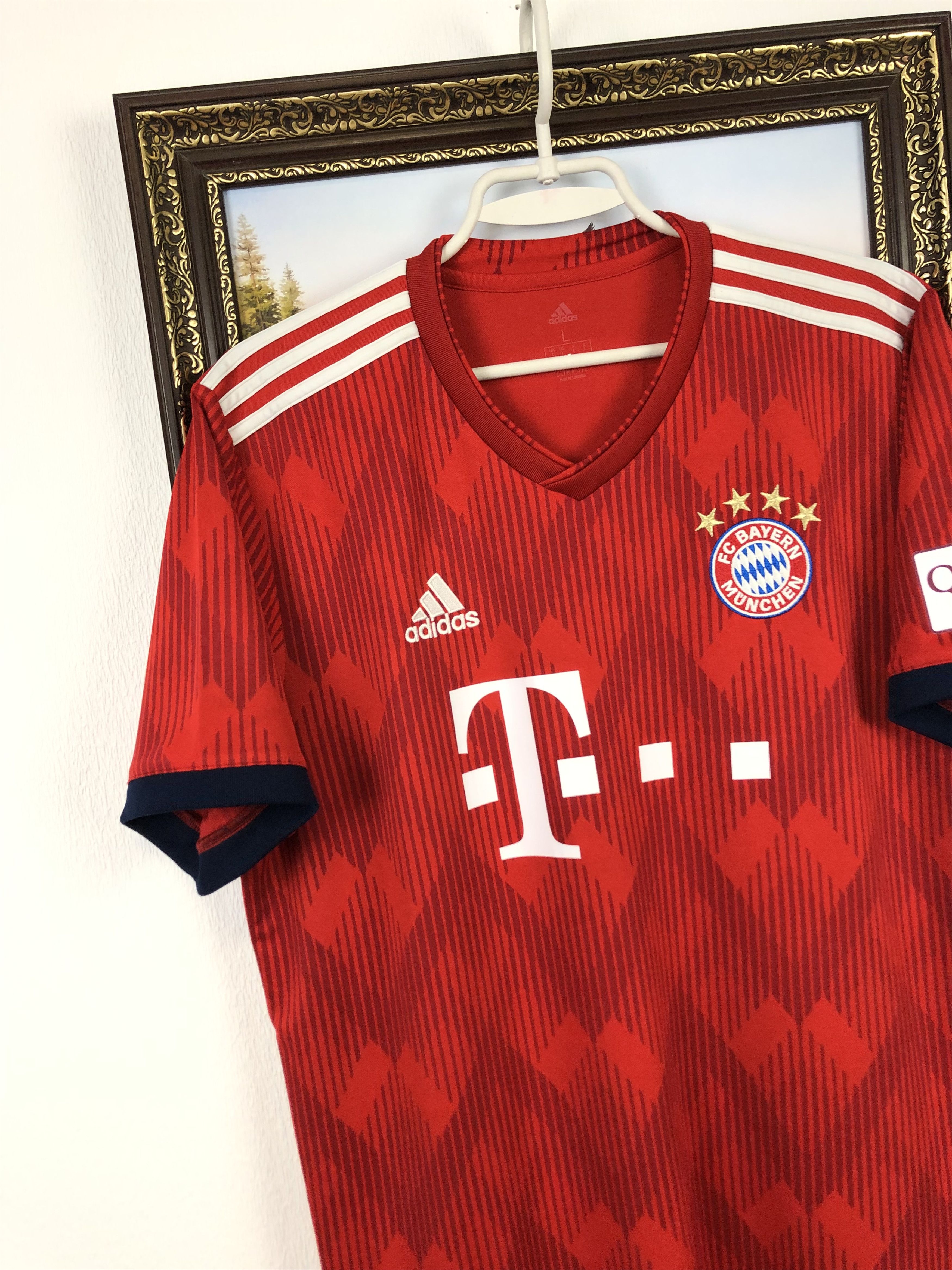 Adidas Bayern Munich football shirt 2018 Soccer #10 Robben Jersey Size US L / EU 52-54 / 3 - 5 Thumbnail