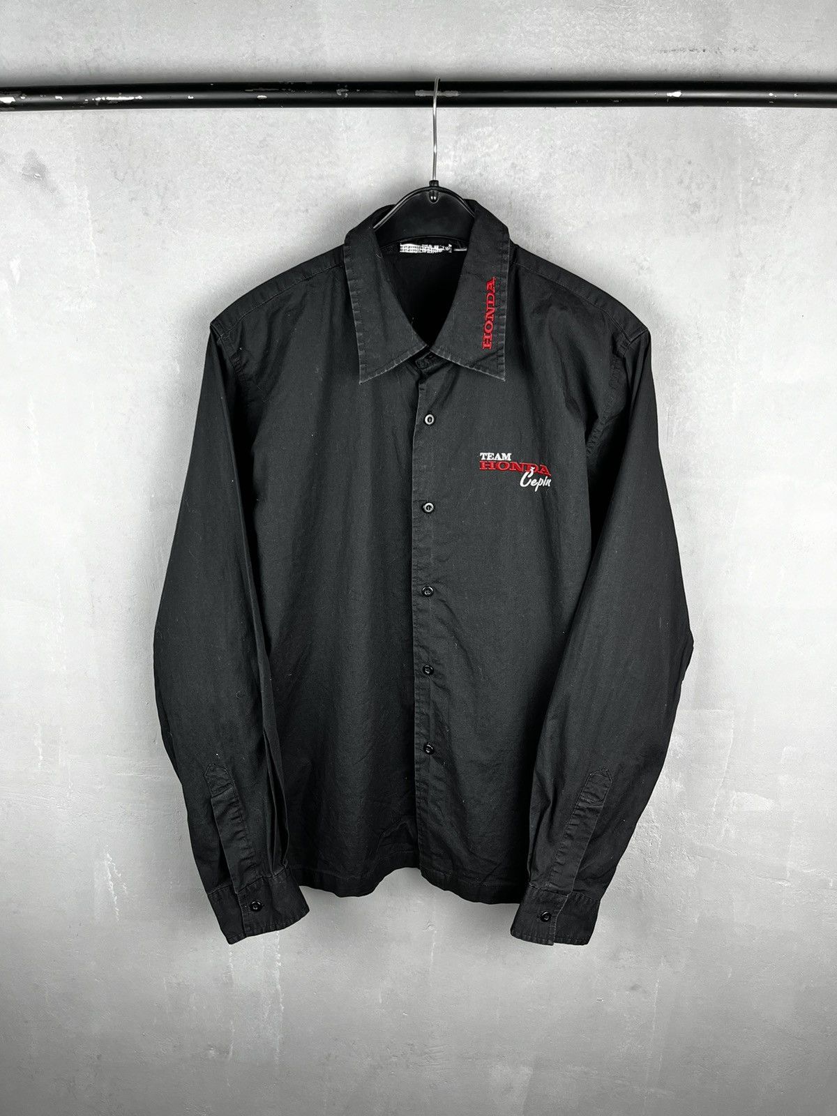 Honda × Vintage Vintage HONDA Racing Short Sleeve Cotton Button Shirt - M Size US M / EU 48-50 / 2 - 2 Thumbnail