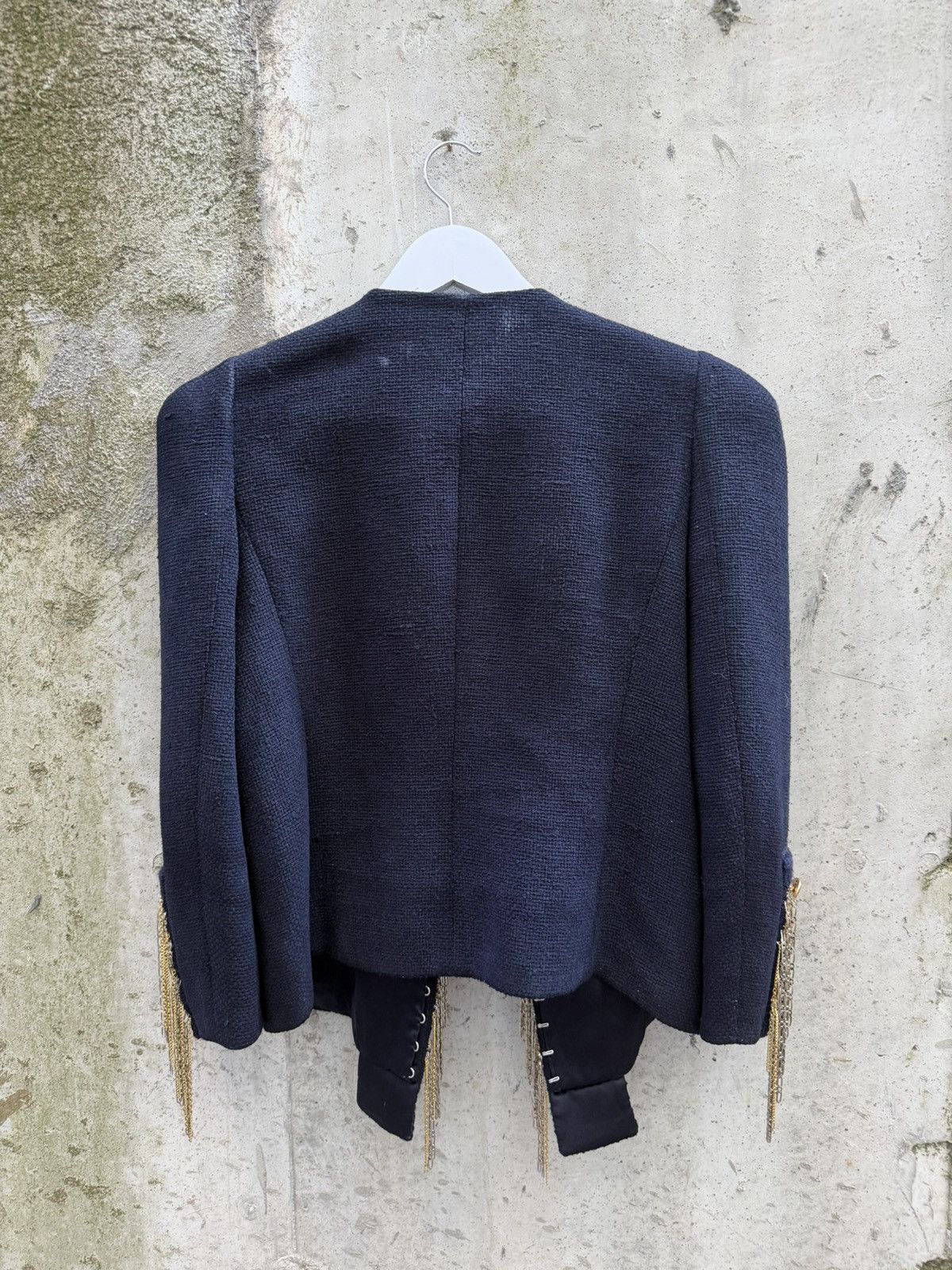 Balmain FW10 Balmain Decarnin Runway Silk Bouclé Napoleon Jacket Size US S / EU 44-46 / 1 - 2 Thumbnail