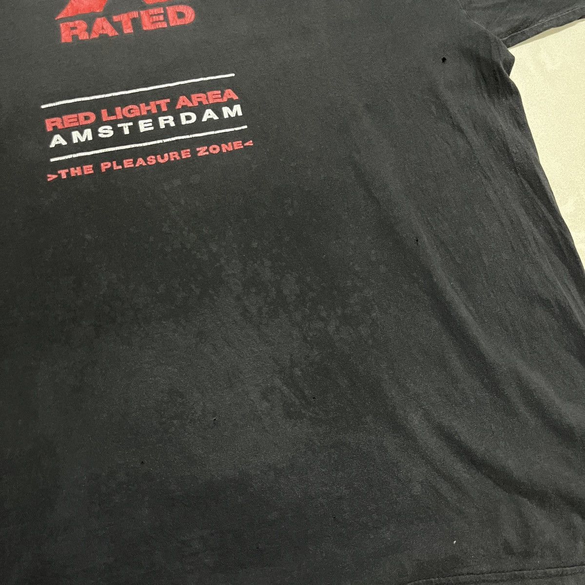Vintage Vintage X Rated Red Light Amsterdam T Shirt Size US XL / EU 56 / 4 - 8 Thumbnail
