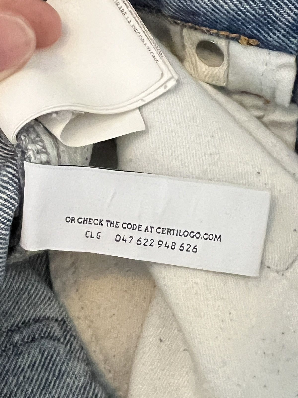 Off-White Off-White Straight-Leg Jeans Size US 32 / EU 48 - 5 Thumbnail