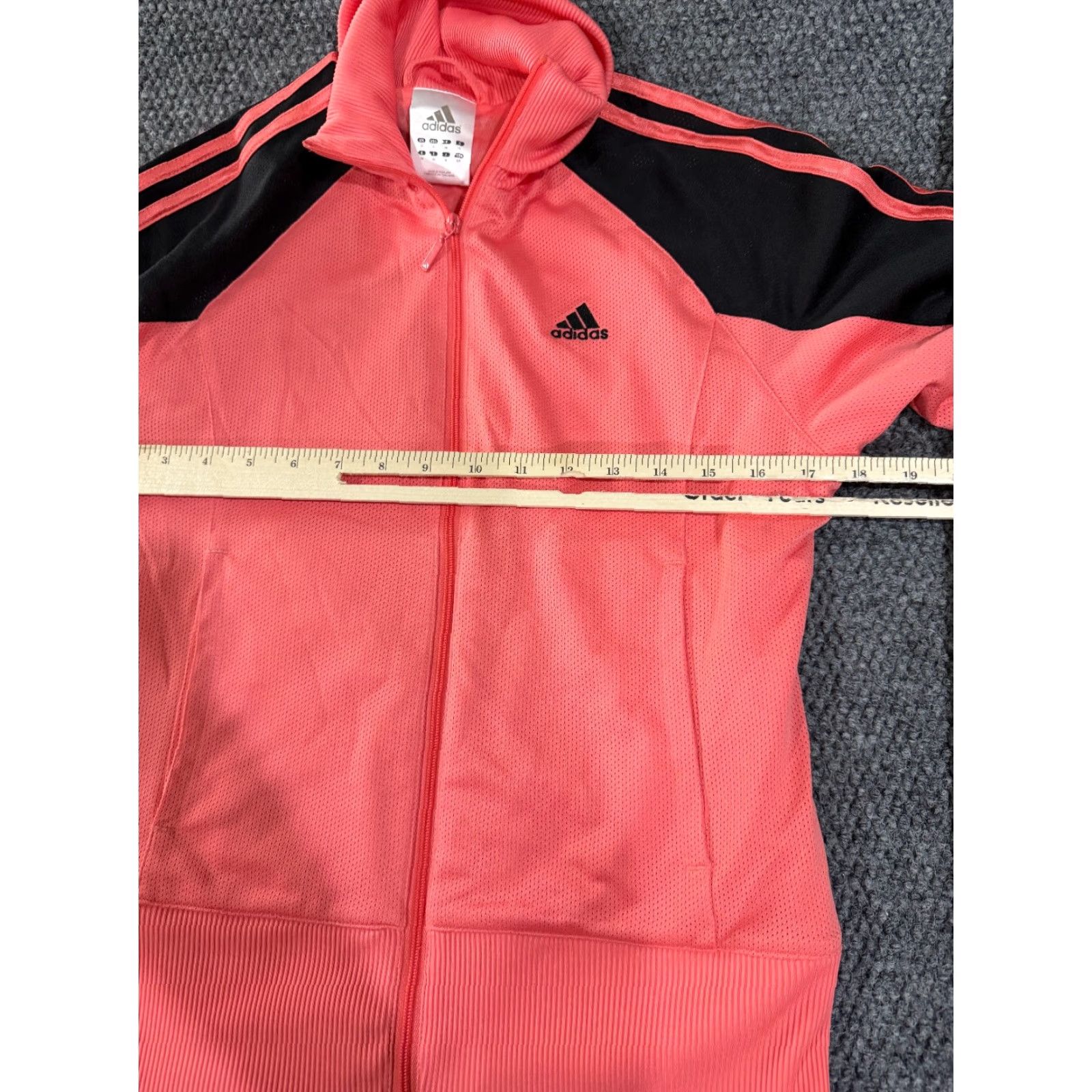 Adidas **Adidas Women's Pink Small Track Jacket Full Zip Striped Athletic** User: **Adidas Women's Small Pink Track Jacket Full Zip Striped Athletic** Size S / US 4 / IT 40 - 6 Thumbnail