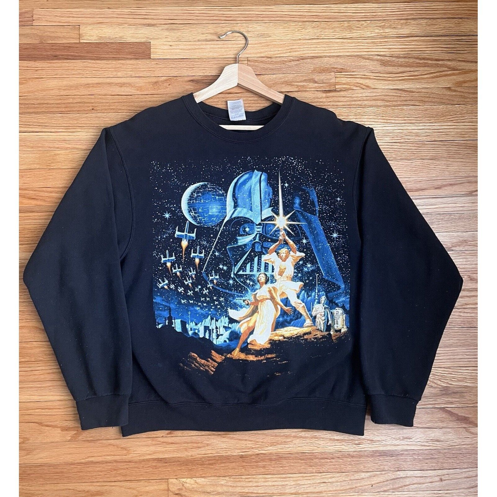 Star Wars VINTAGE STAR WARS DARTH VADER EPISODE 1 JERZEES CREWNECK 90S Size US M / EU 48-50 / 2 - 2 Thumbnail