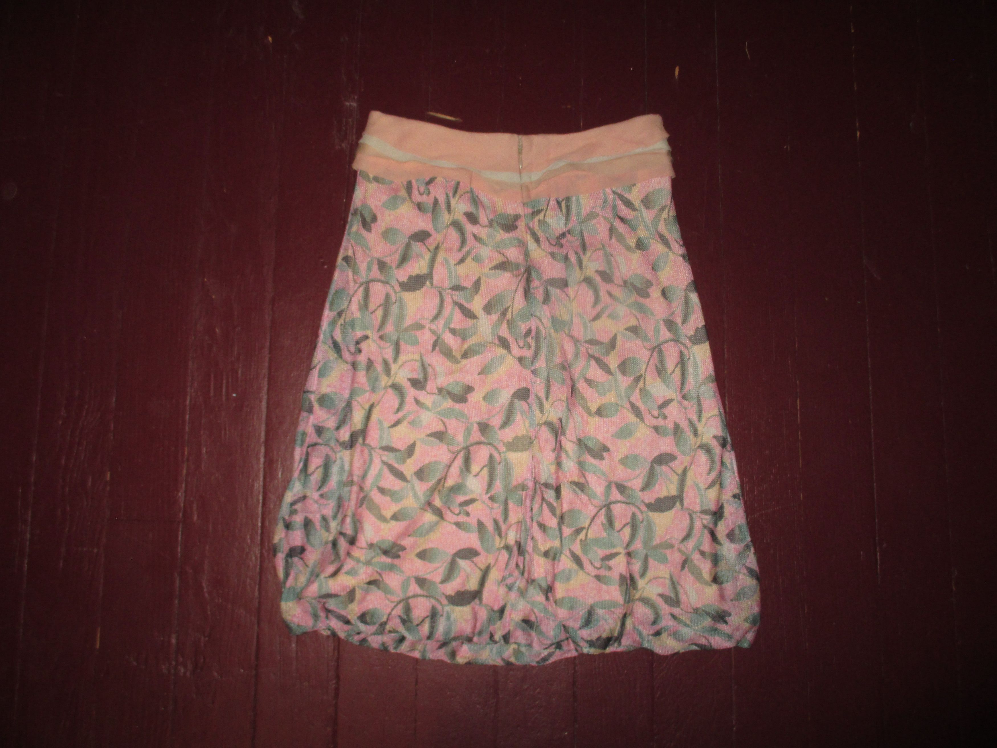 Missoni Rare Missoni Orange Label Silk Floral Skirt Retail $695 Size 26" / US 2 / IT 38 - 3 Thumbnail
