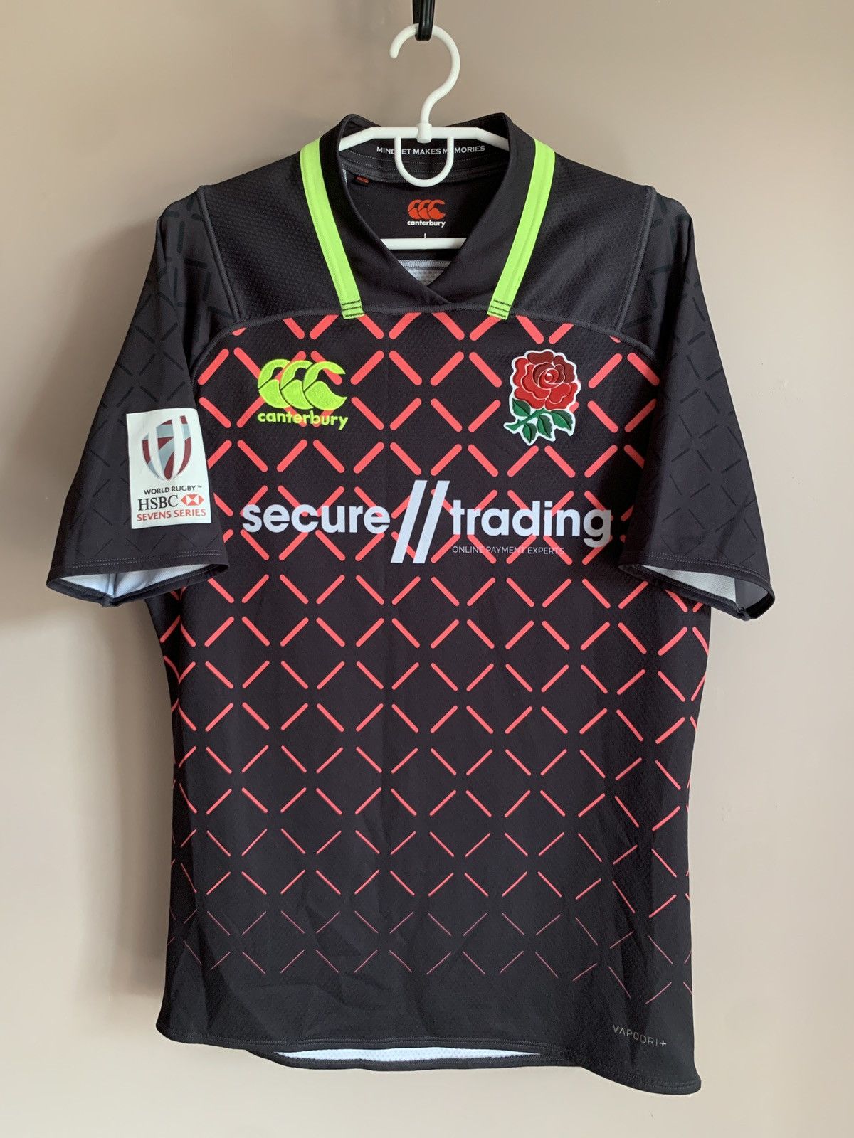 Canterbury of New Zealand England Sevens Rugby Union Shirt Canterbury Jersey Size L Size US L / EU 52-54 / 3 - 1 Thumbnail