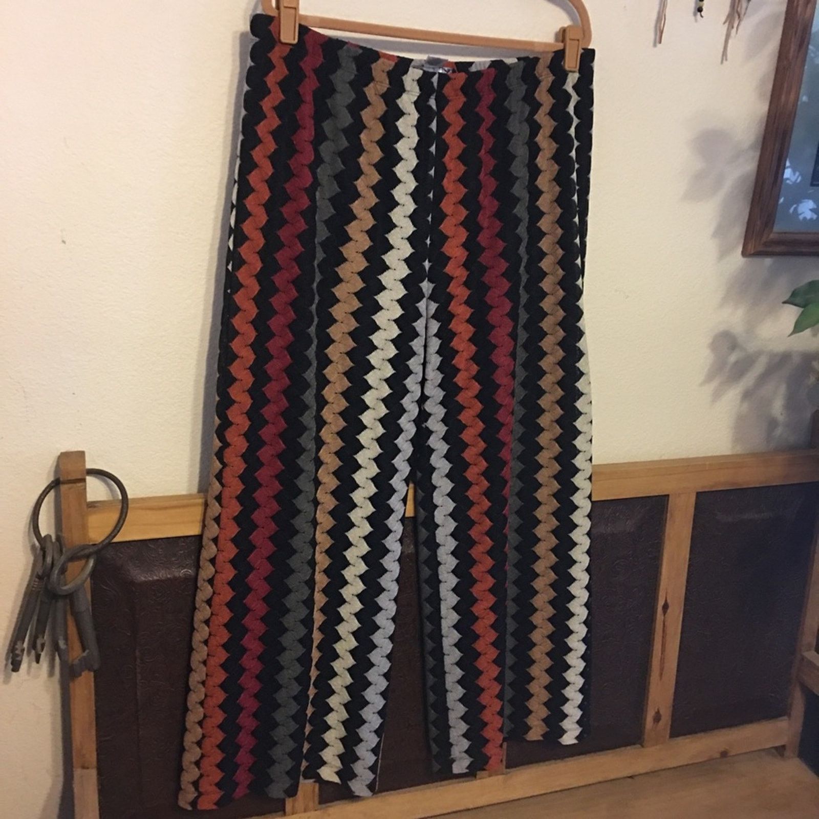 Other CSC Studios chevron style print multi layer pants Size 35" - 1 Thumbnail