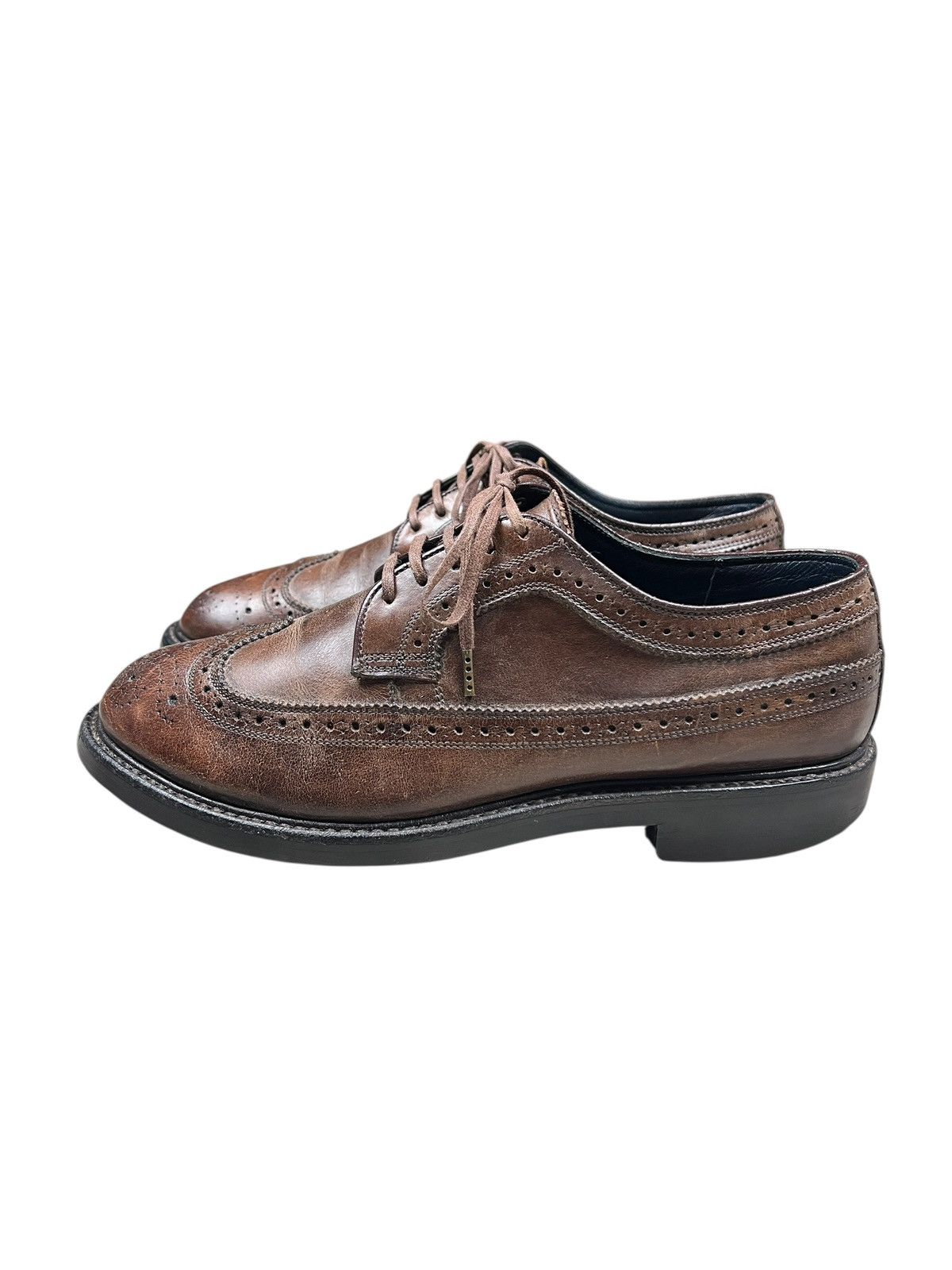 Goretex × Nonnative × REGAL SS12 Nonnative x Regal Dweller Wing Tip Leather Shoe Size US 9 / EU 42 - 6 Thumbnail