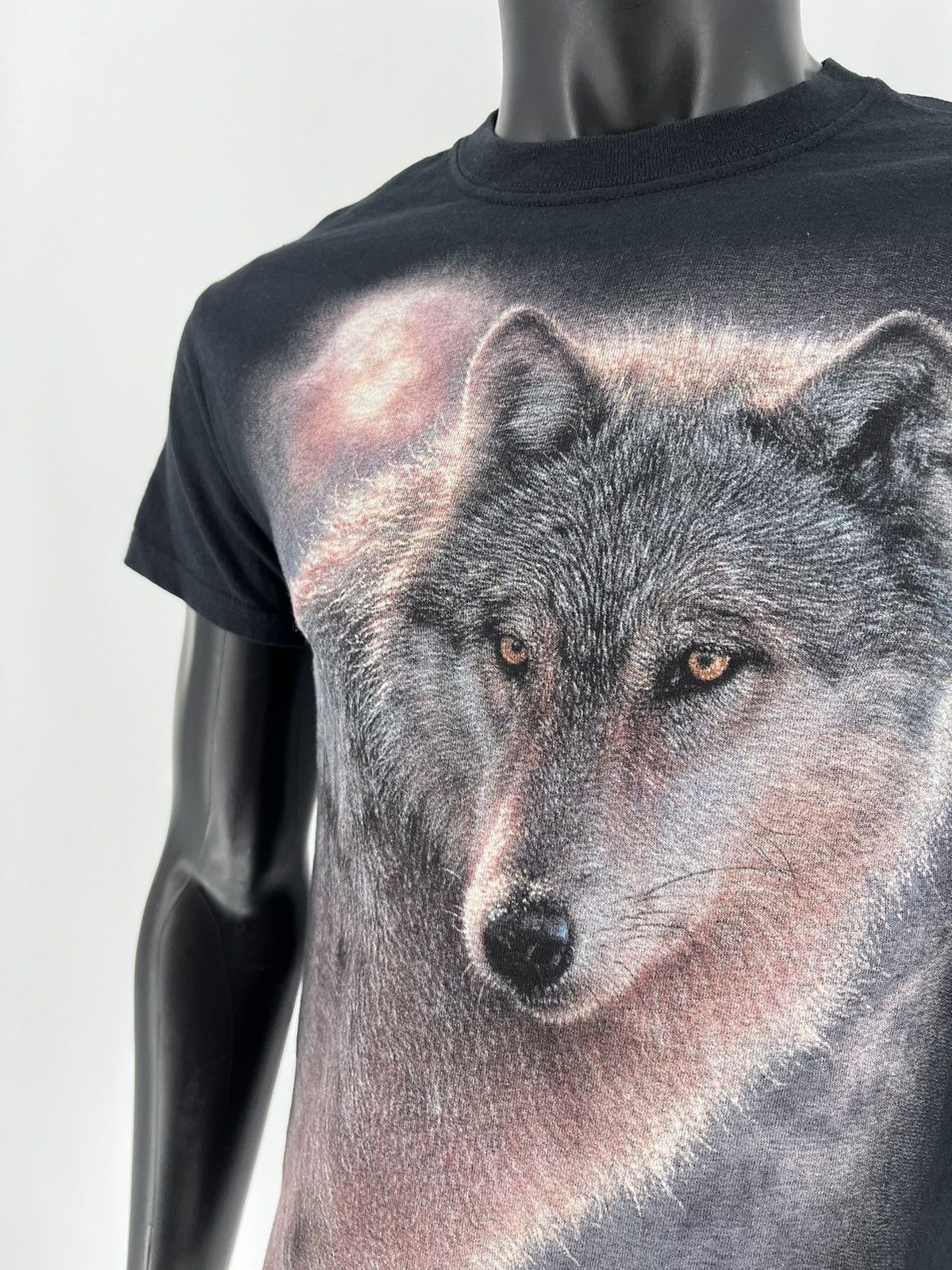 The Mountain × Vintage Vintage Y2K The Mountain Wolf Face Size S T-Shirt Size US S / EU 44-46 / 1 - 5 Thumbnail