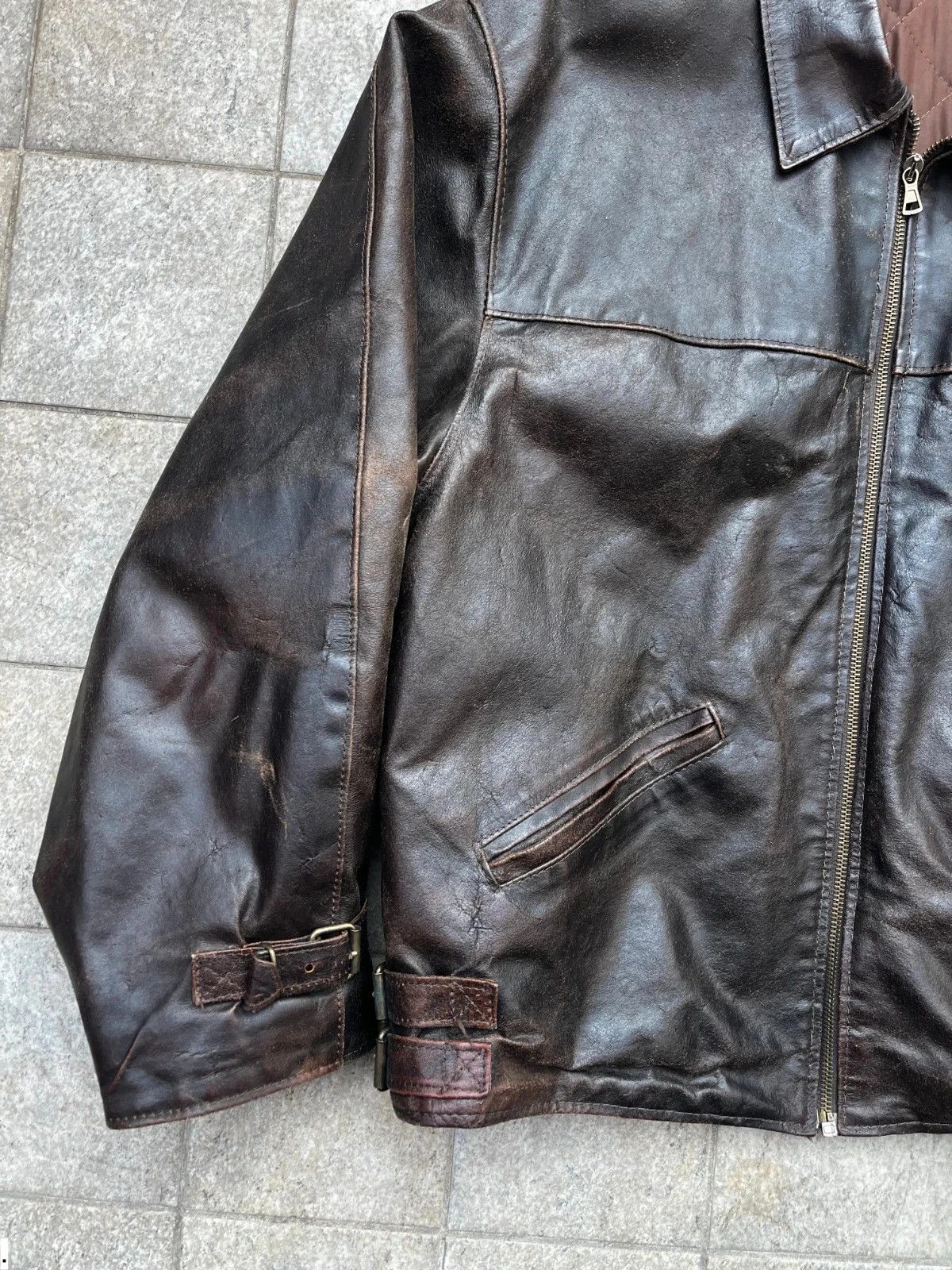 Other Super Rare Real leather double Buckle Jacket Size US L / EU 52-54 / 3 - 5 Thumbnail