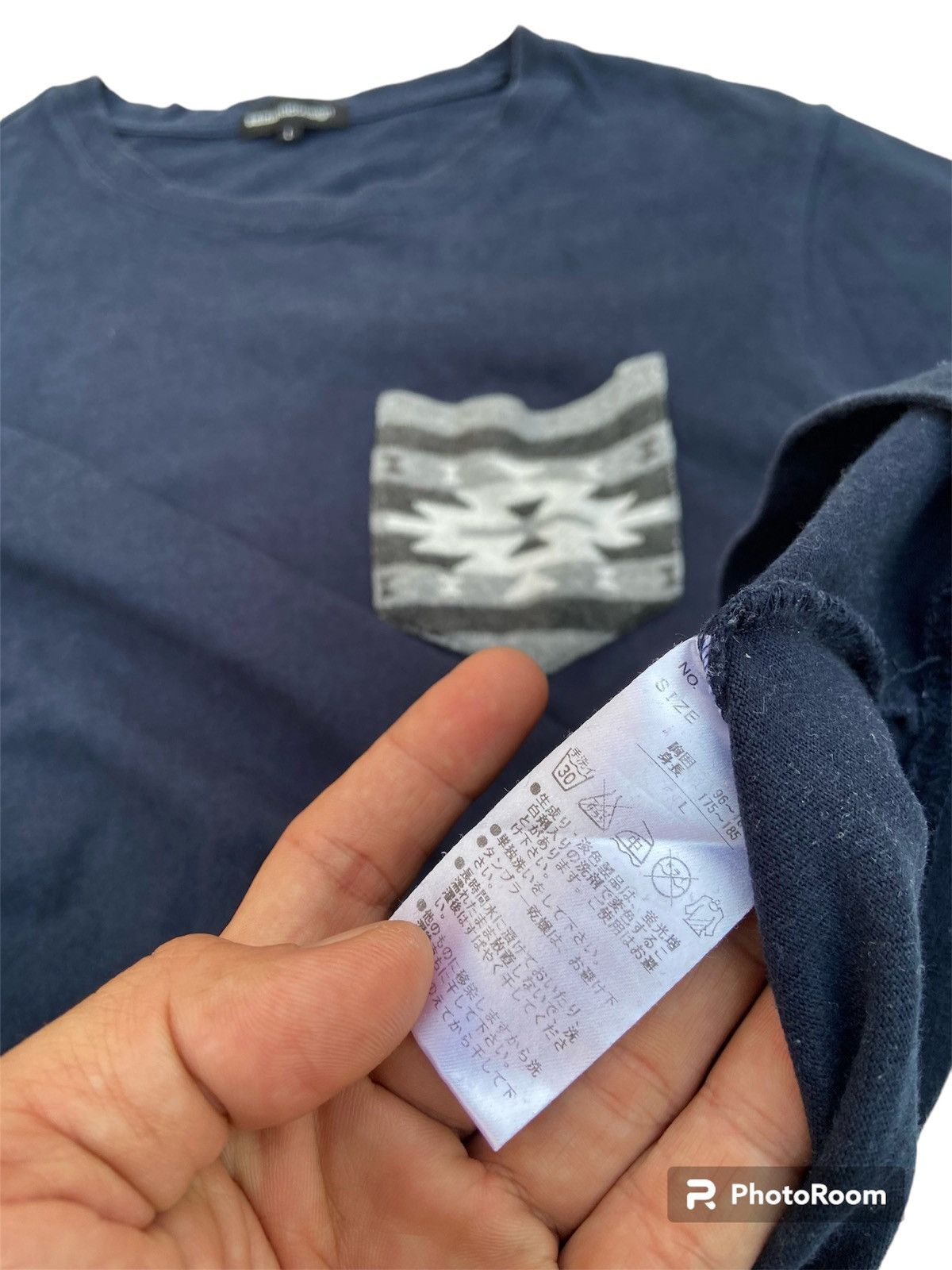 If Six Was Nine × Japanese Brand × semanticdesign SEMANTIC DESIGN POCKET CASUAL TEE SHIRT Size US L / EU 52-54 / 3 - 8 Thumbnail
