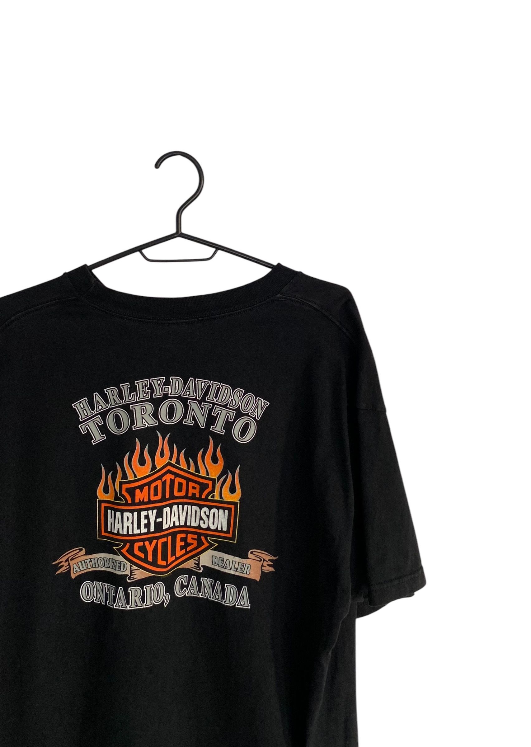 Harley Davidson × Vintage Ontario, Canada dealer promo tee Size US XXL / EU 58 / 5 - 3 Thumbnail