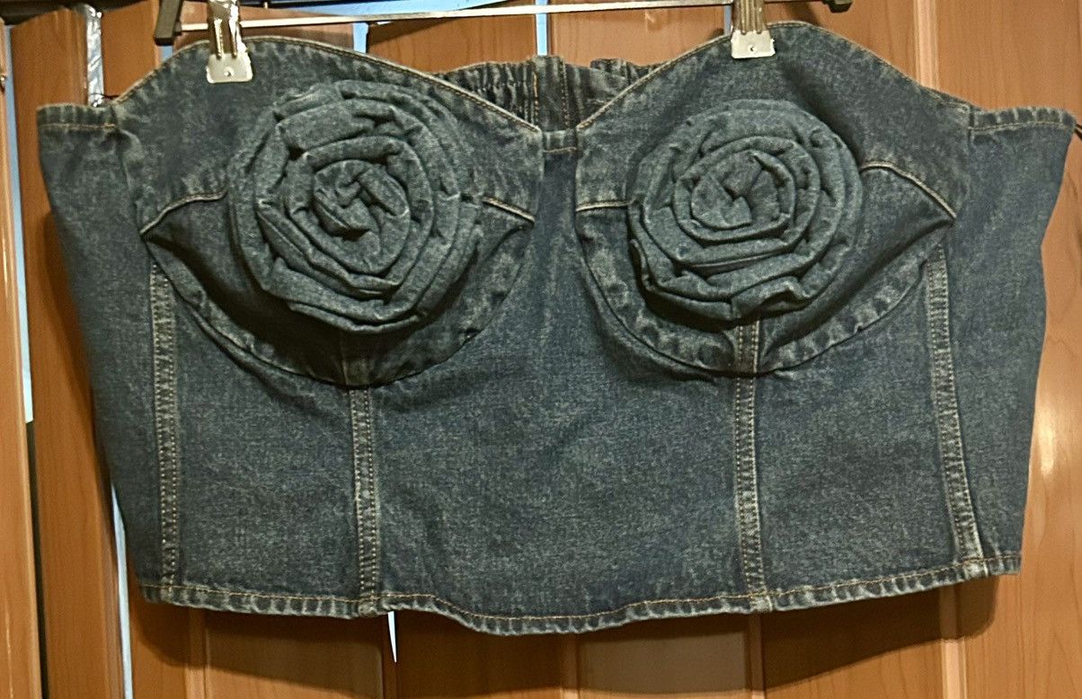 Magda Butrym Magda Butryn H&M bustier rosette top Size XXL / US 16-18 / IT 52-54 - 5 Thumbnail
