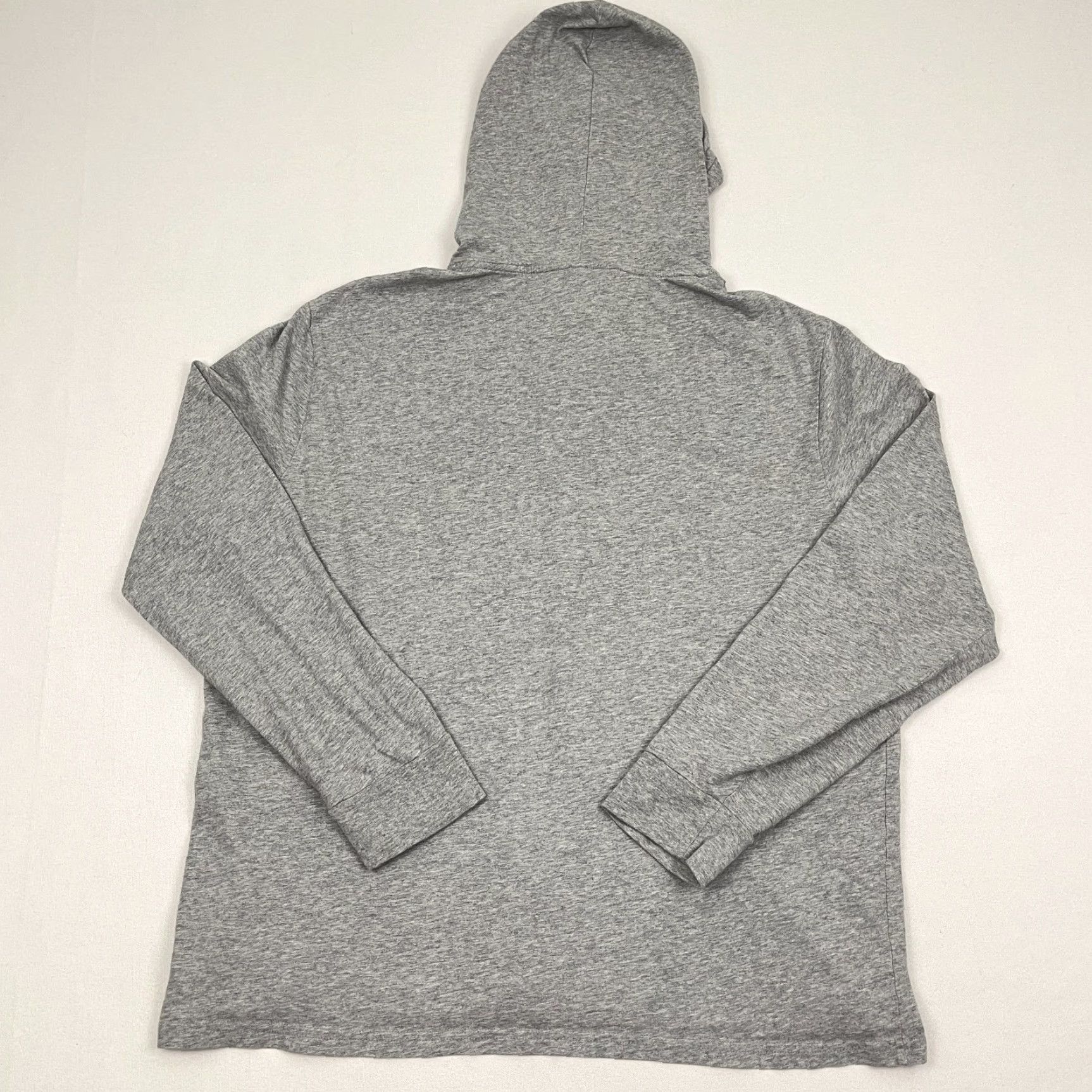 Polo Ralph Lauren Polo Ralph Lauren Hoodie Men XL Gray Lightweight Pullover Spell Out Graphic Prep Size US XL / EU 56 / 4 - 7 Thumbnail