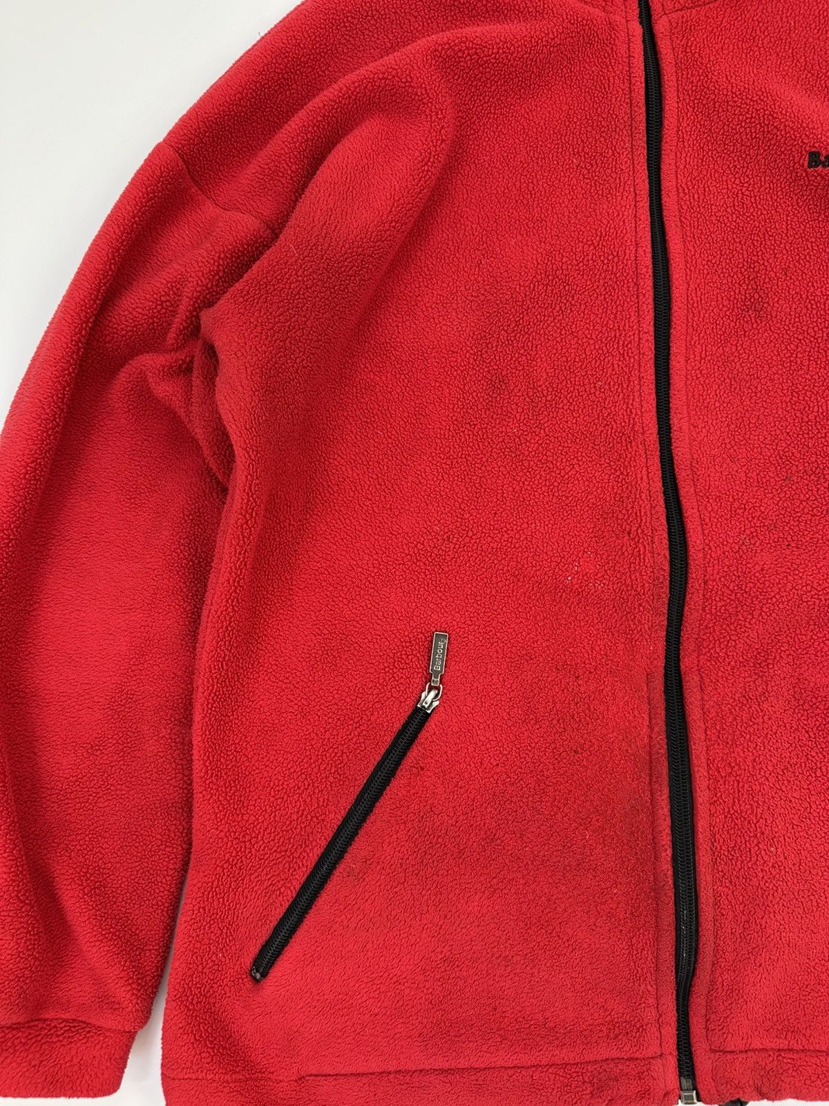 Barbour Barbour Fleece Polartec Jacket Men's L Size Red Size US L / EU 52-54 / 3 - 5 Thumbnail