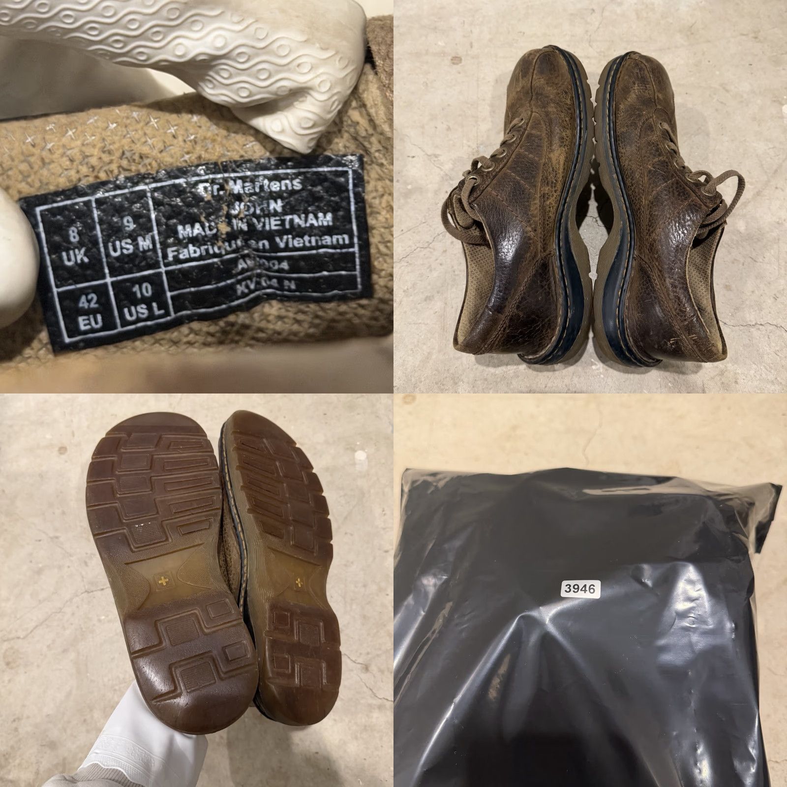 Dr. Martens VINTAGE Dr Martens John Oxfords Mens Size 9 Brown Leather Casual Docs Doc Martens Oxford Shoes Mens Brown Leather Casual Shoes 90s? Size US 8 / EU 41 - 8 Thumbnail