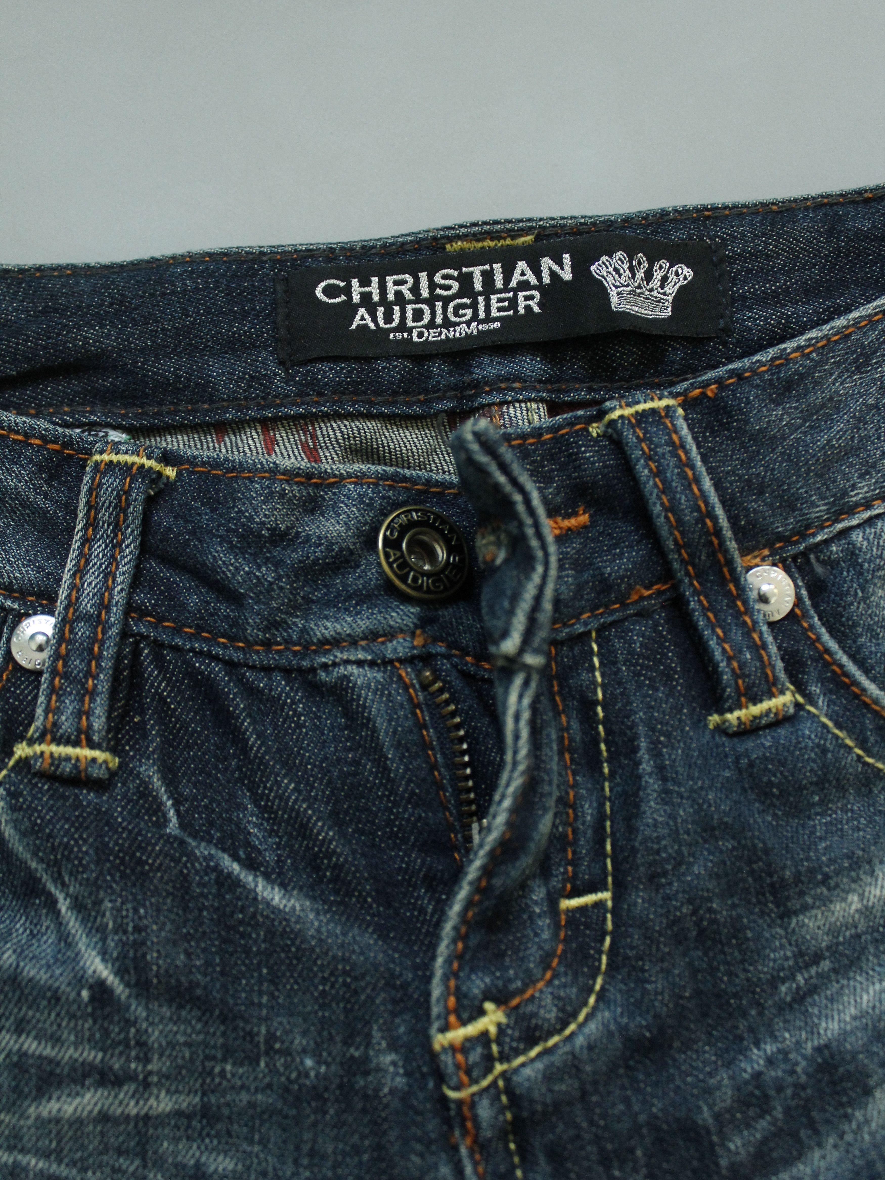 Christian Audigier × Ed Hardy CHRISTIAN AUDIGIER 🐅 26/33 WOMENS JEANS TIGERS EMBROIDERY Size 26" / US 2 / IT 38 - 11 Thumbnail