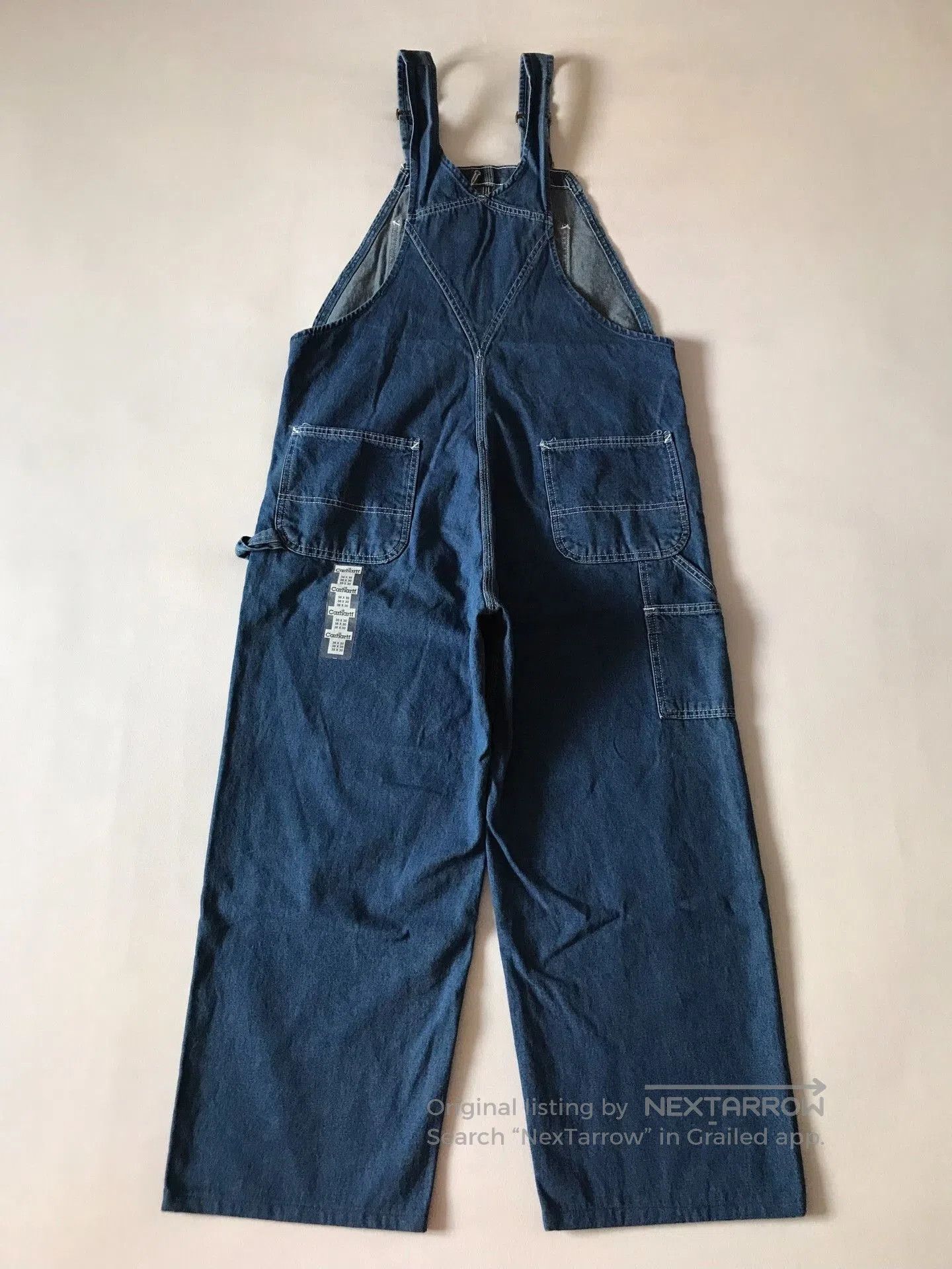 Carhartt Carhartt R07 W38L30 Denim Overalls. Size US 38 / EU 54 - 2 Thumbnail