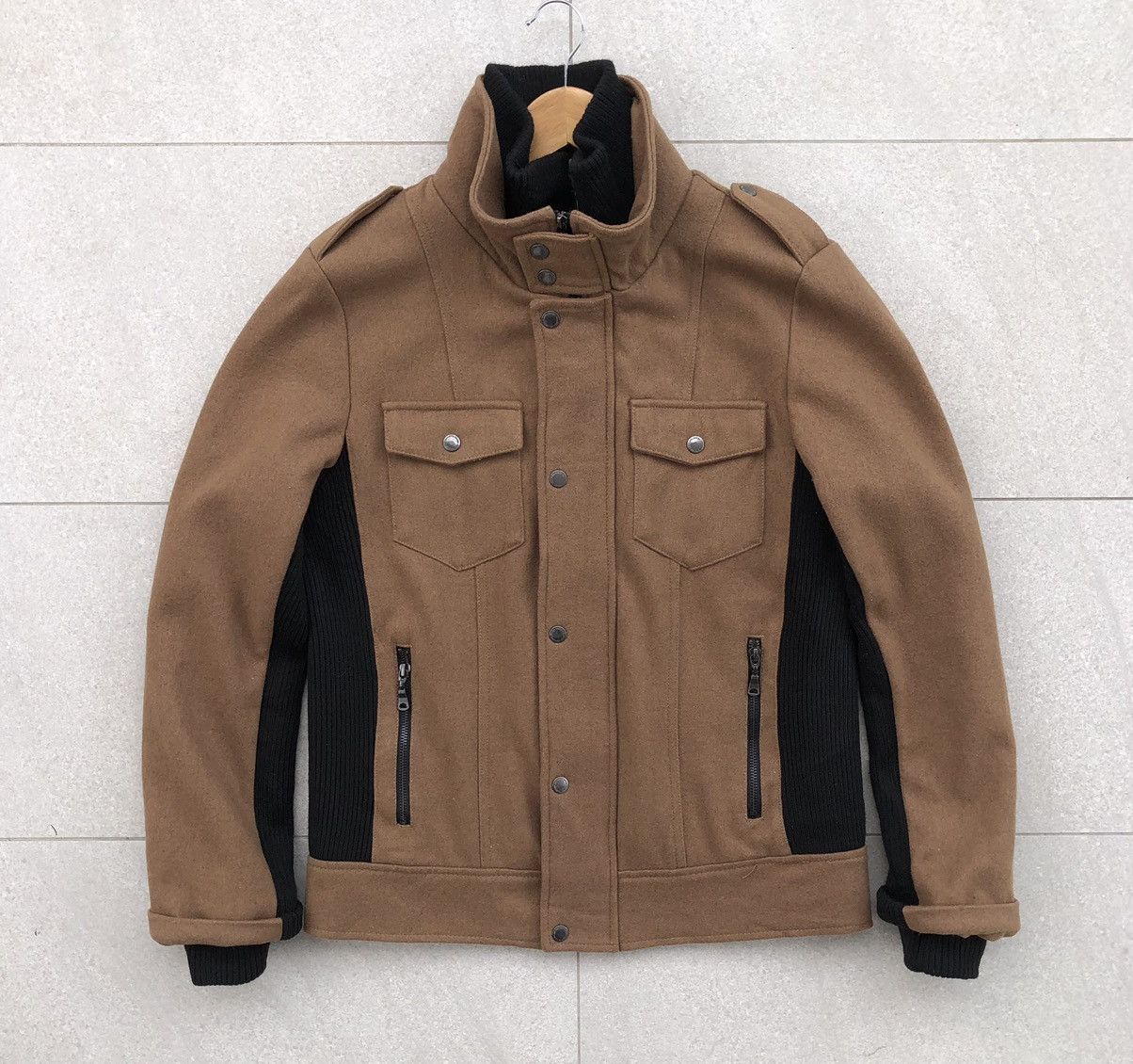 semanticdesign Japanese Brand Semantic Design Black Rip Wool Jacket Size US M / EU 48-50 / 2 - 1 Thumbnail