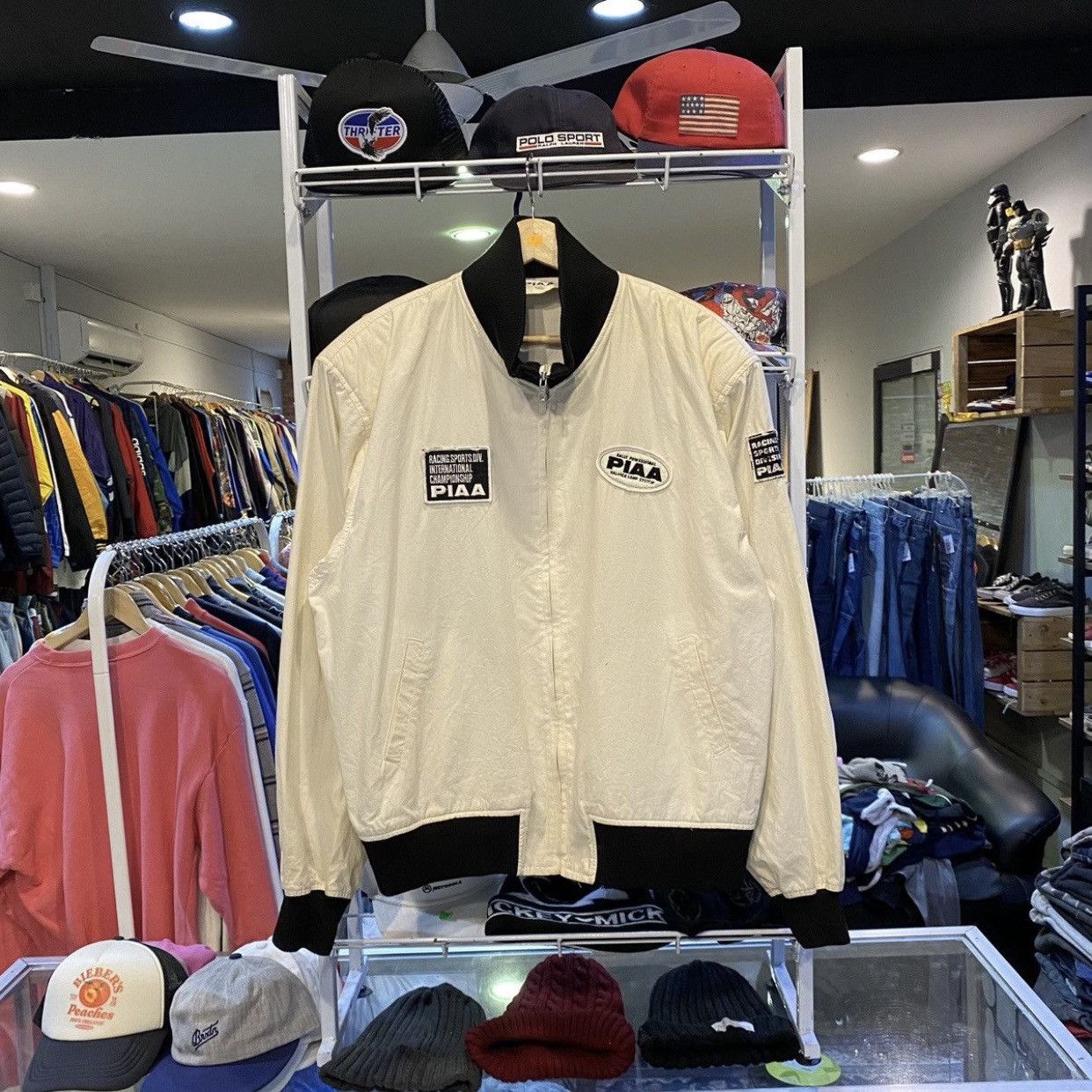 Japanese Brand 🔥🔥Vintage PIAA Motorsport Racing Sweater Jackets Size US L / EU 52-54 / 3 - 2 Thumbnail
