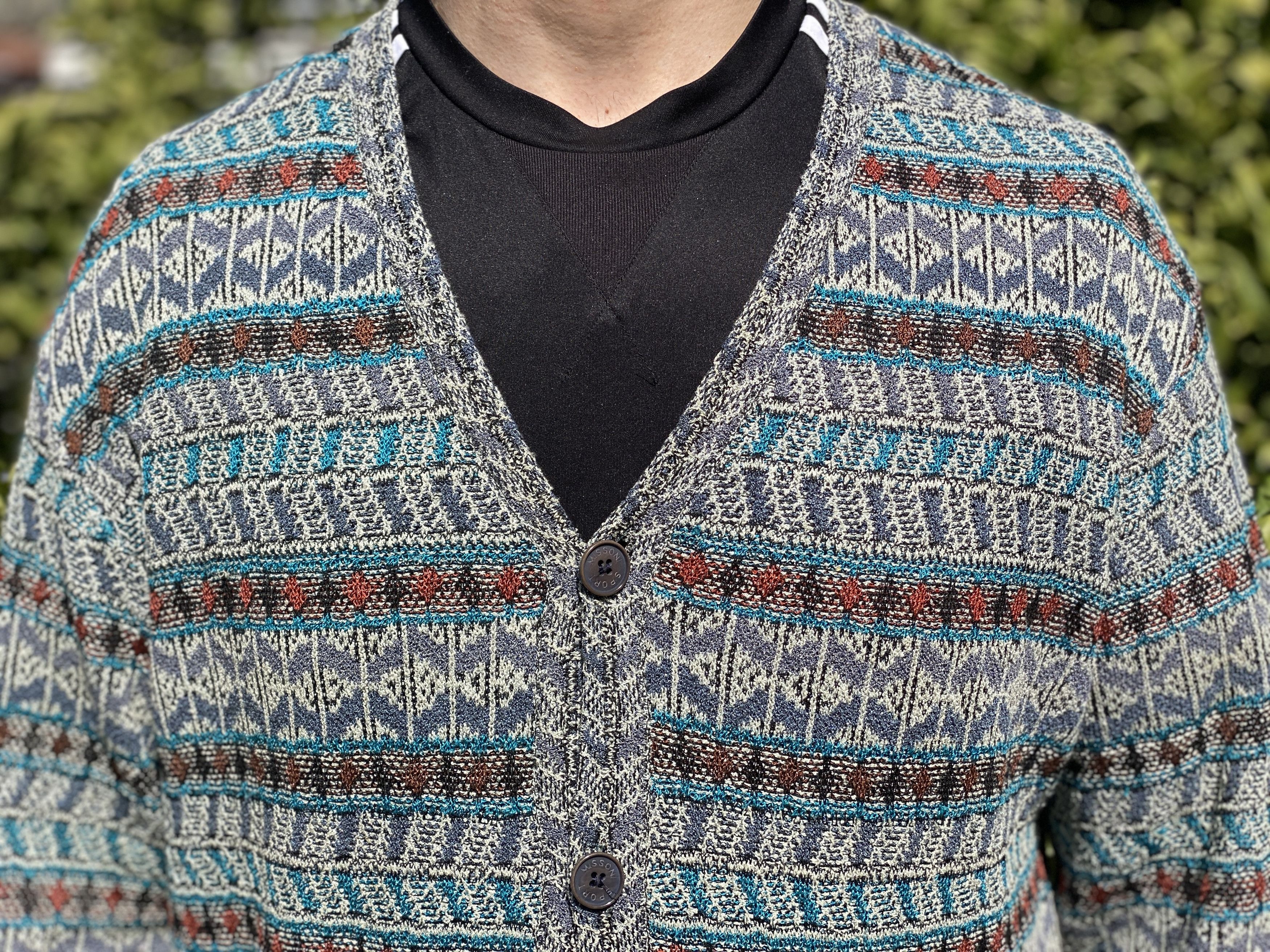 Missoni Missoni 3D Knit Pullover Geometr Retro Size 48 M Jeresy Size US M / EU 48-50 / 2 - 7 Thumbnail