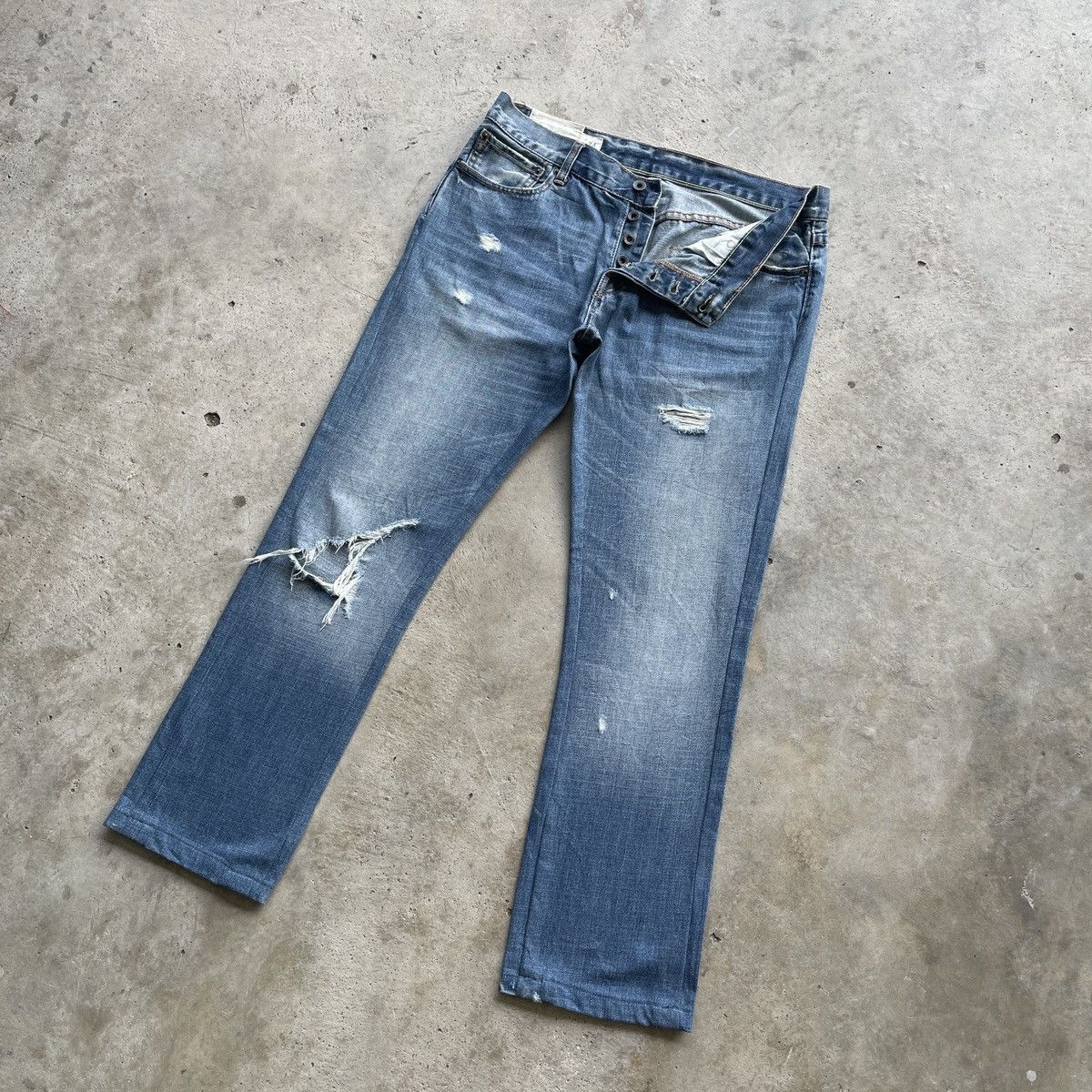 Abercrombie & Fitch Vintage Abercrombie&Fitch Kilburl Lowrise Boot Pants Jeans Size US 36 / EU 52 - 2 Thumbnail