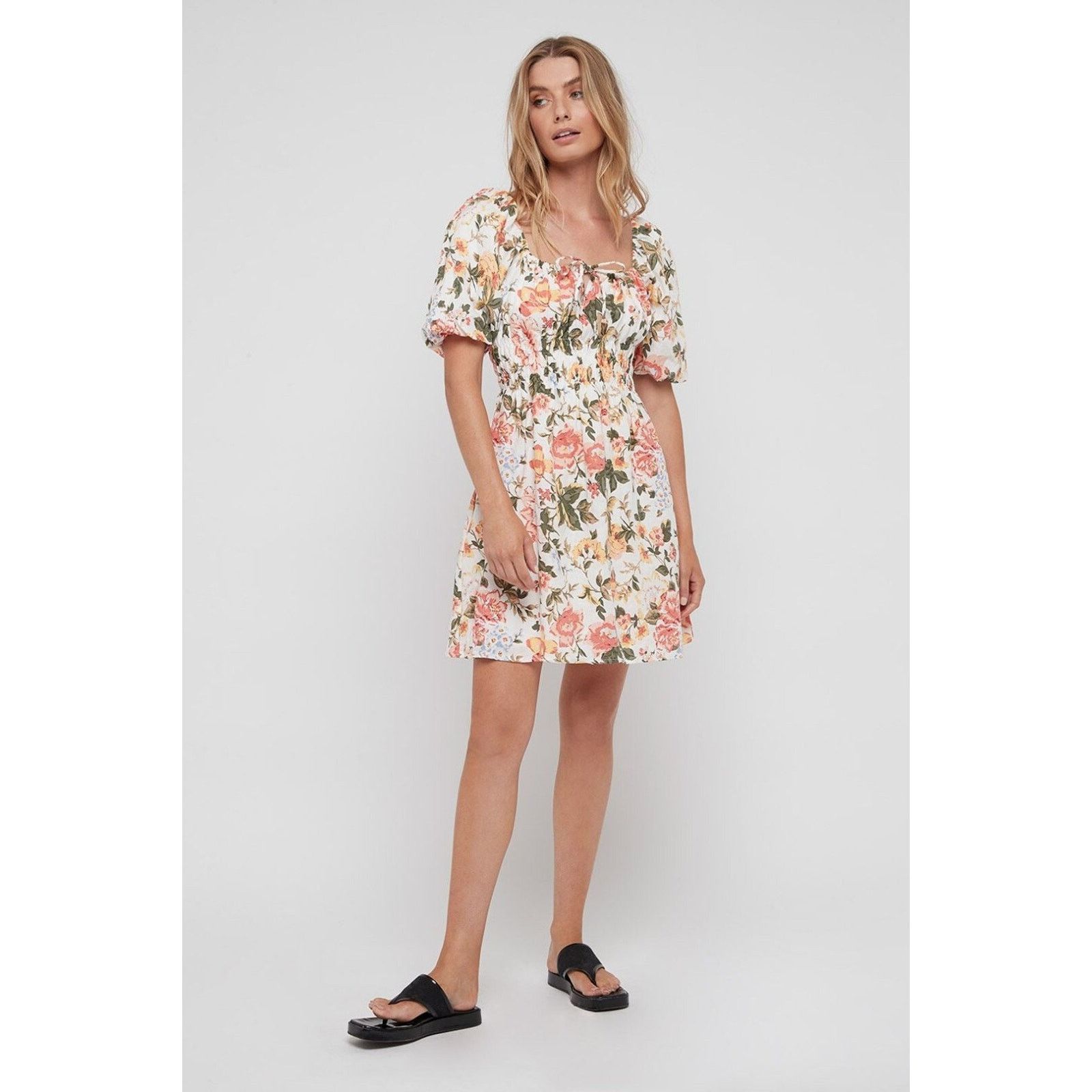 FAITHFULL Faithful the Brand Women's Nikoleta Teatro Mini Dress US 4 Size S / US 4 / IT 40 - 1 Thumbnail