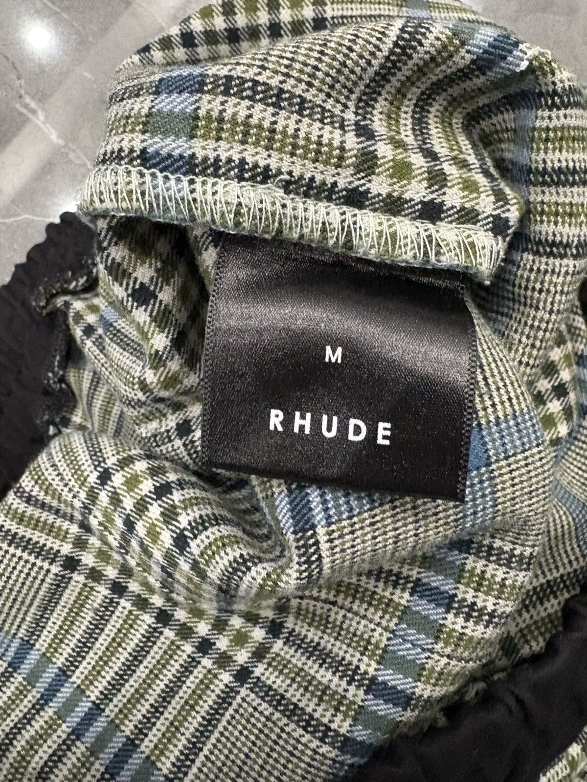 Rhude Rhude Traxedo Plaid Trouser Pants blue medium Size US 28 / EU 44 - 5 Thumbnail