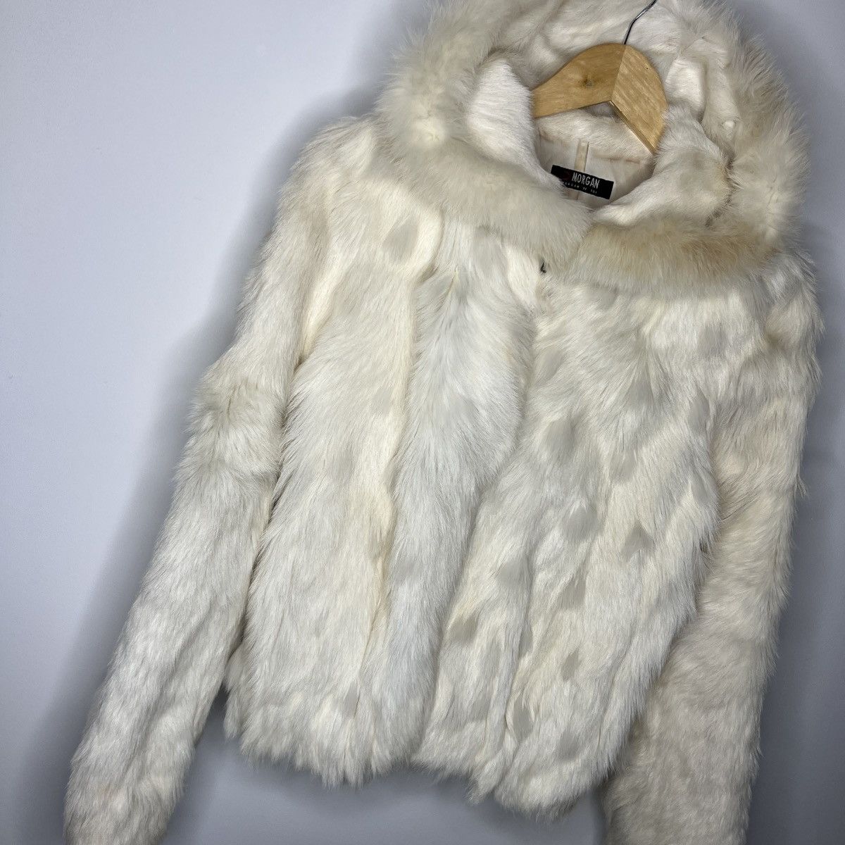 Morgan De Toi Morgan De Tou Vintage Fur Cropped Bomber Jacket RARE Size S / US 4 / IT 40 - 3 Thumbnail