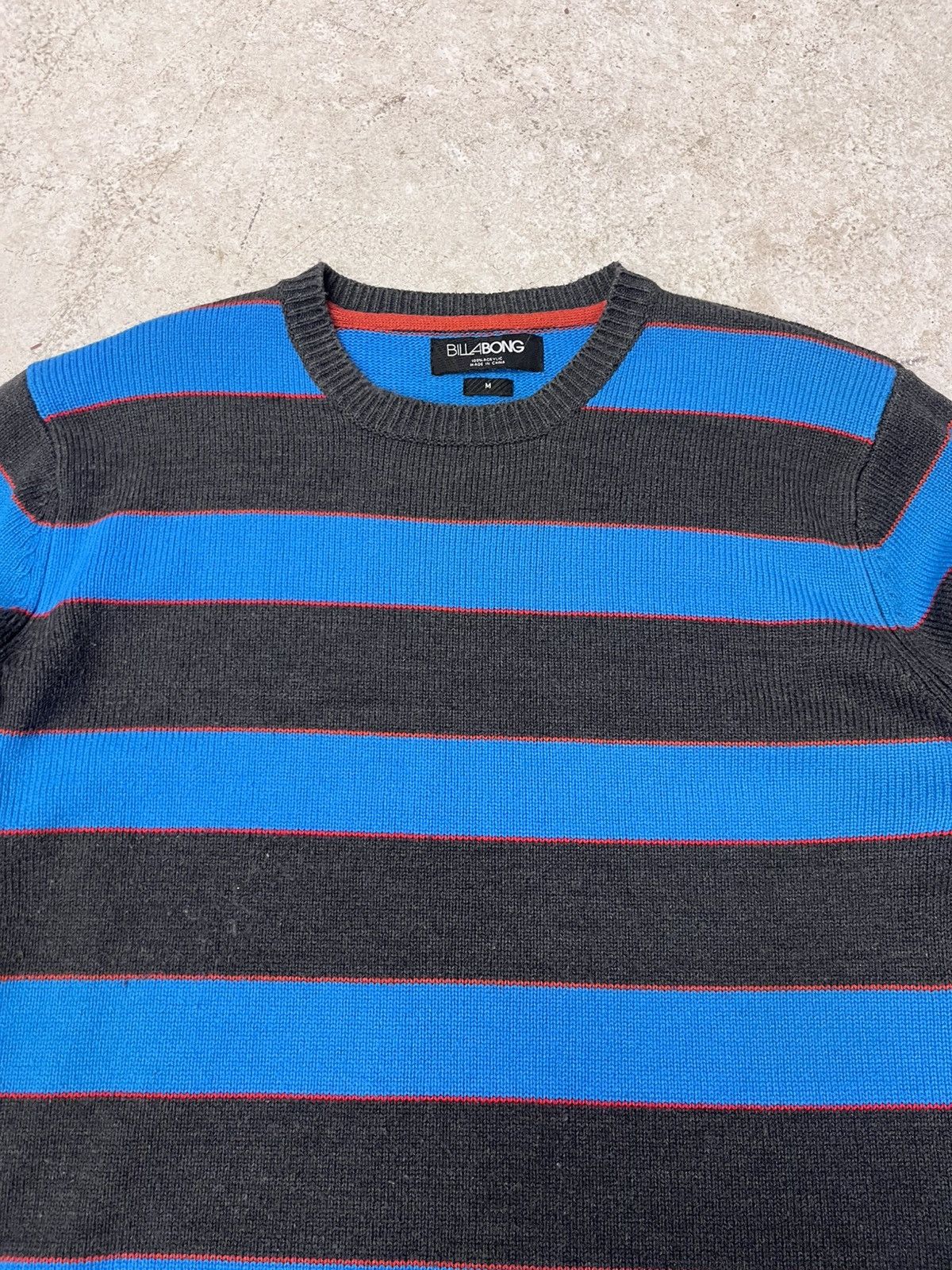 Billabong Vintage y2k striped billabong sweater Size US M / EU 48-50 / 2 - 1 Thumbnail