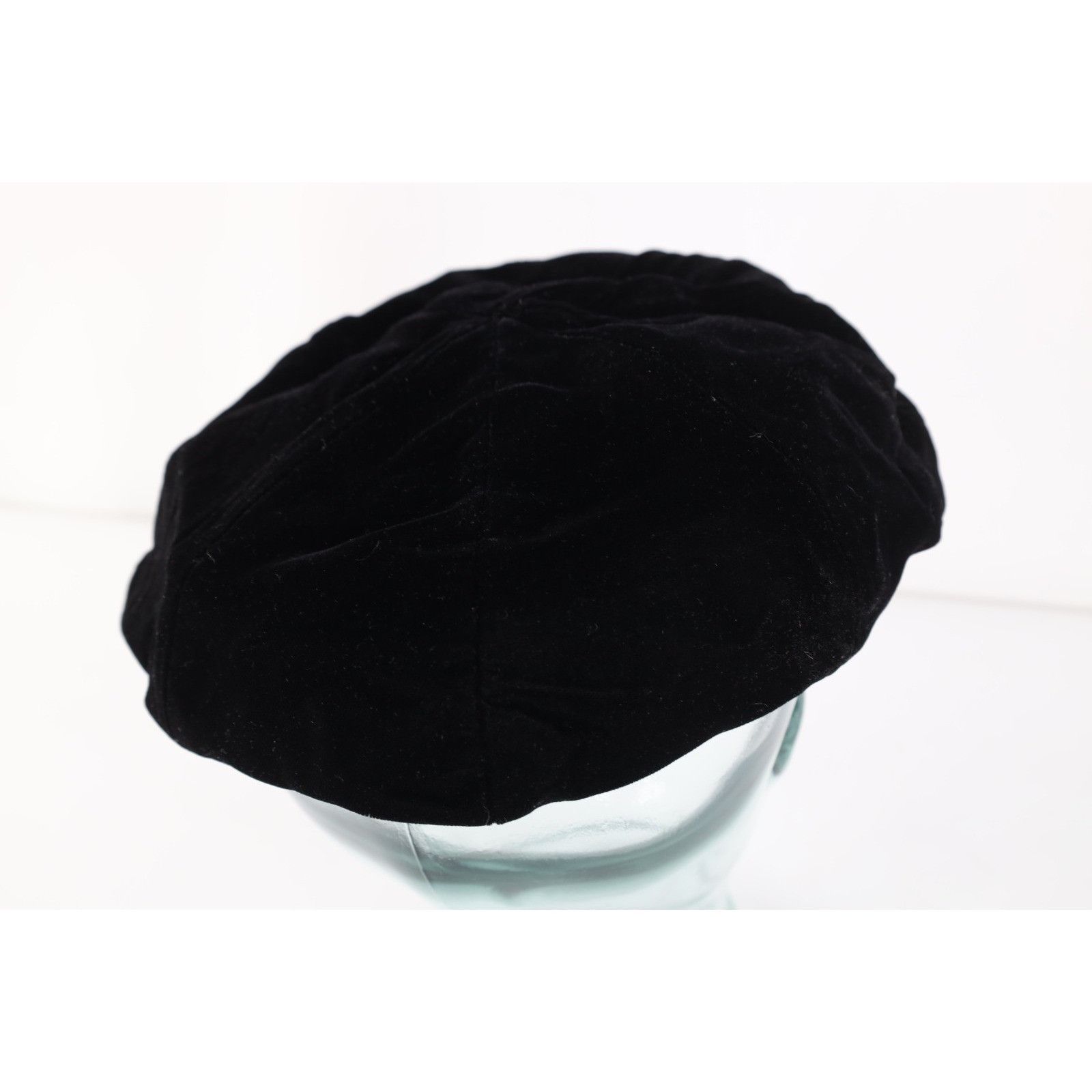 Vintage Vintage 50s 60s Blank Velvet Wedding Church Beret Hat Size ONE SIZE - 4 Thumbnail