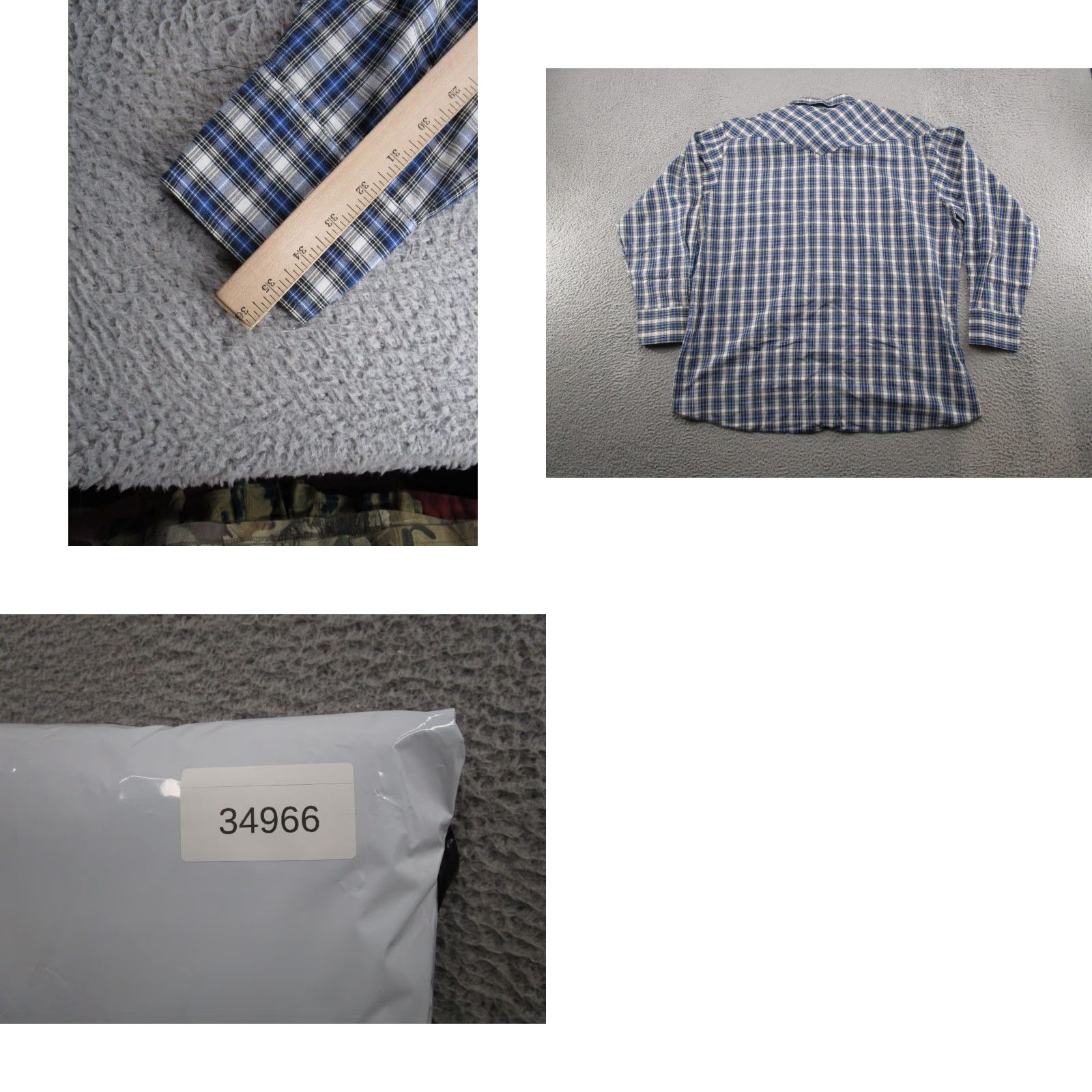 Wrangler Wrangler Long Sleeve Snap Up Shirt Mens 3XLT Rodeo Western Plaid Read Size US XXL / EU 58 / 5 - 8 Thumbnail