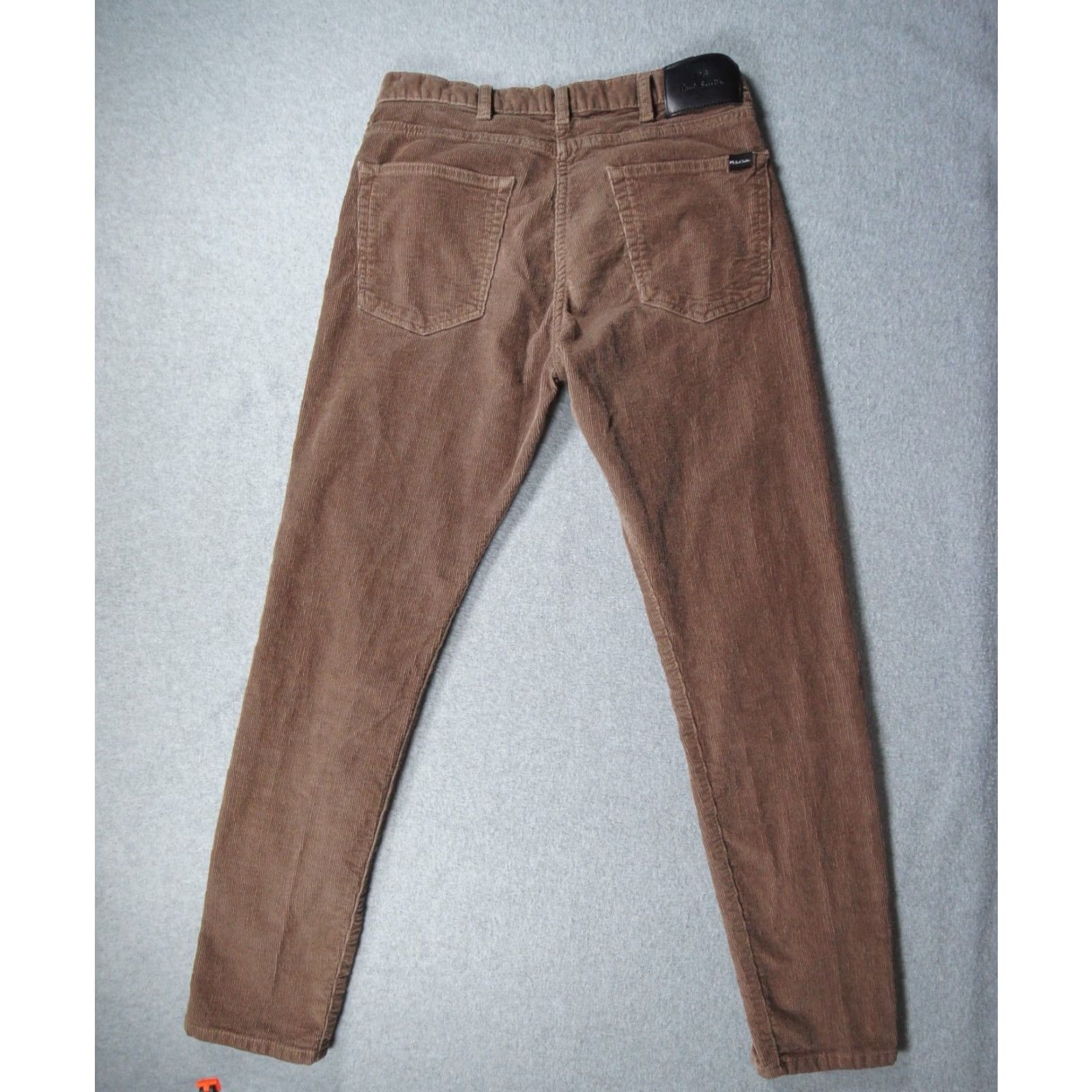 Paul Smith Paul Smith Pants Mens 30 Brown Corduroy Tapered Fit Stretch Casual Adult Size US 30 / EU 46 - 5 Thumbnail