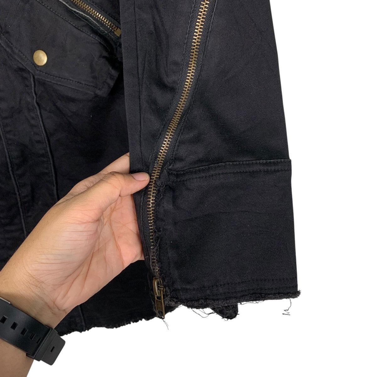 Japanese Brand Japanese Brand Bamboo Multizipper Parachute Long Jacket Size S / US 4 / IT 40 - 13 Thumbnail