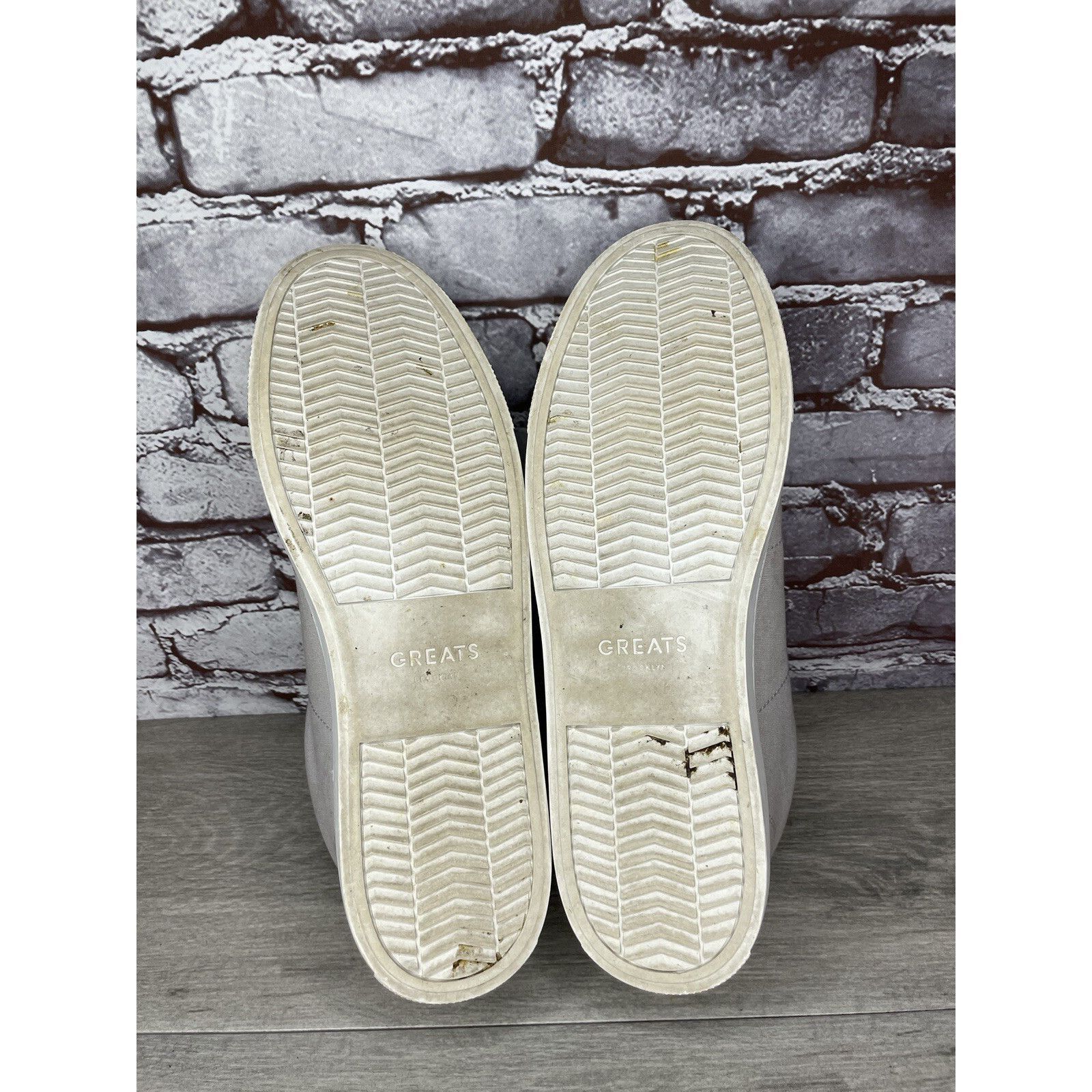 Greats Greats Gray Canvas Fabric Lace Up Low Casual Sneakers Shoes Size US 12 / EU 45 - 12 Thumbnail