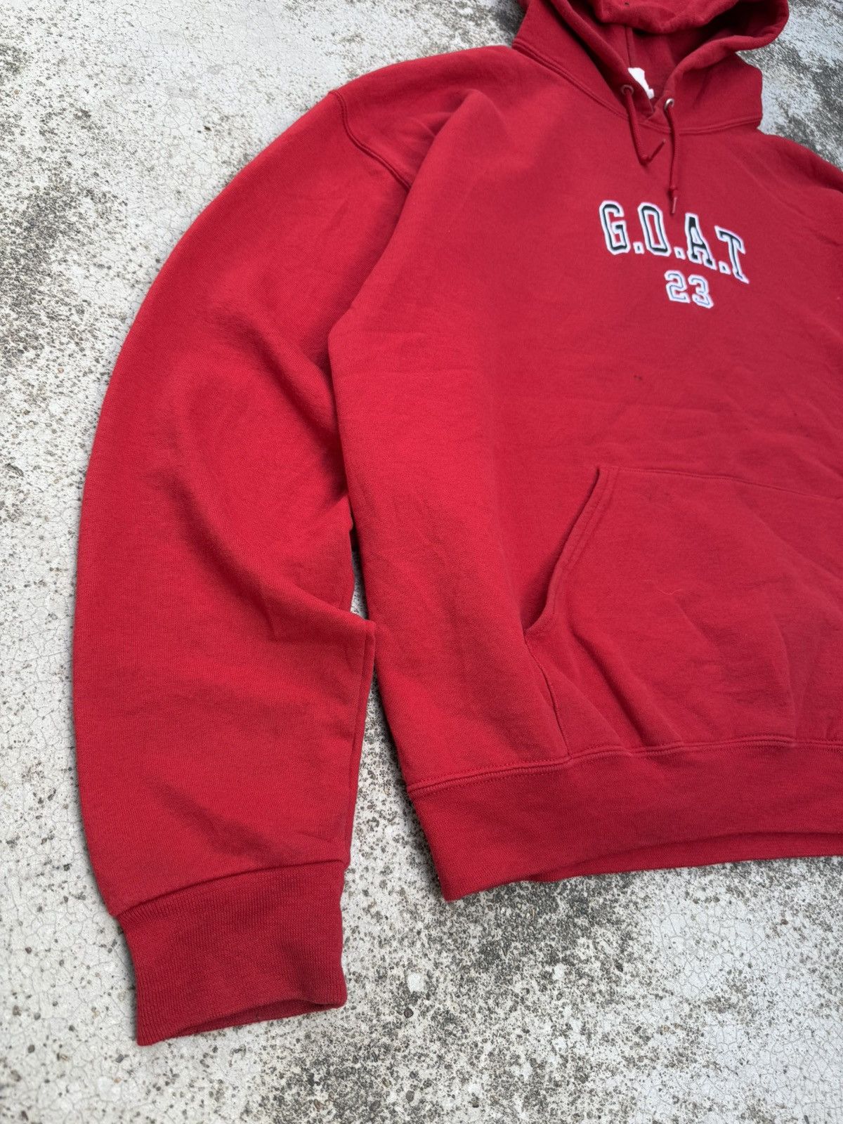 GOAT Crew 🔥 Jordan Goal Of All Time 23 Basketball Baggy Hoodie Size US L / EU 52-54 / 3 - 3 Thumbnail