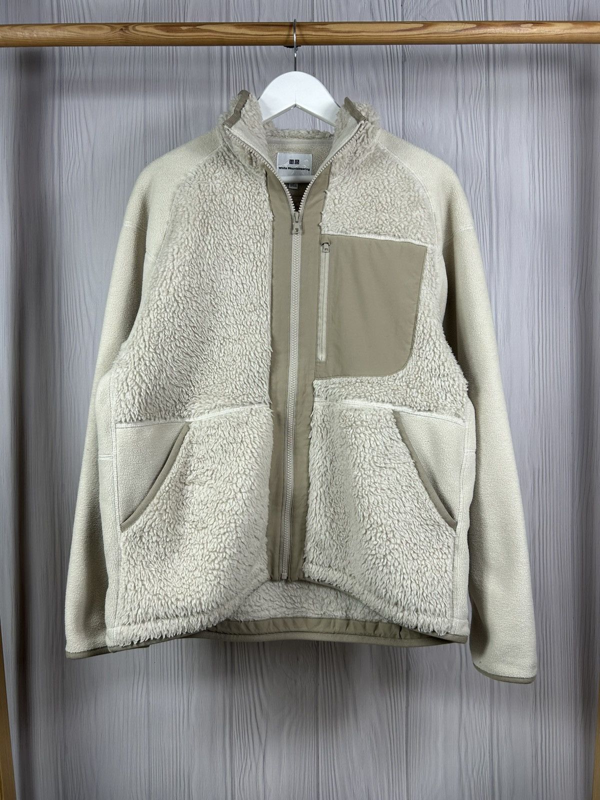 Uniqlo × White Mountaineering Uniqlo X White Mountaineering Hooded Full-Zip Fleece Jacket Size US S / EU 44-46 / 1 - 1 Thumbnail