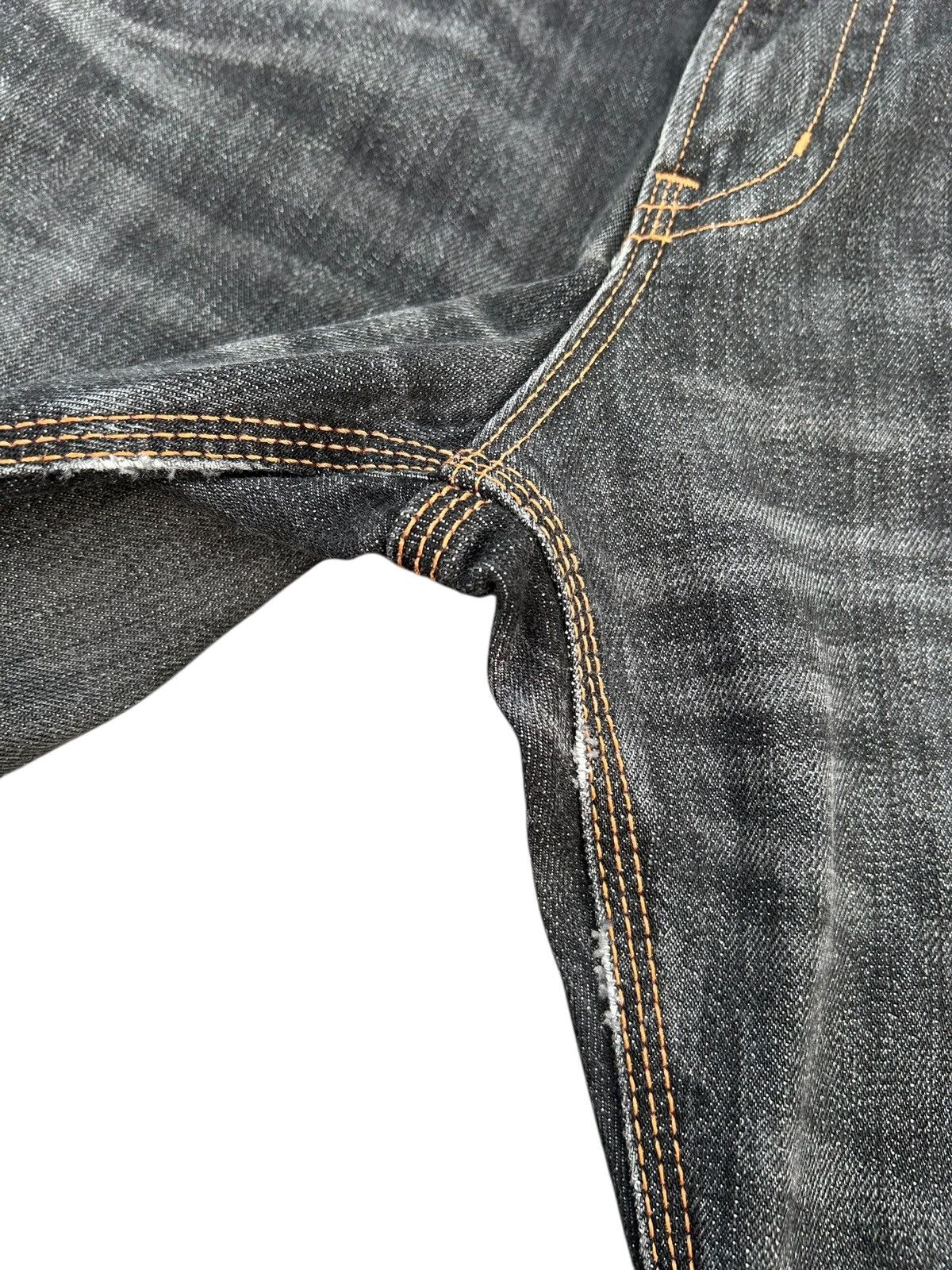 Kapital Flare Vintage Edwin Buckle Back Distressed Denim Jeans Size US 31 - 11 Thumbnail