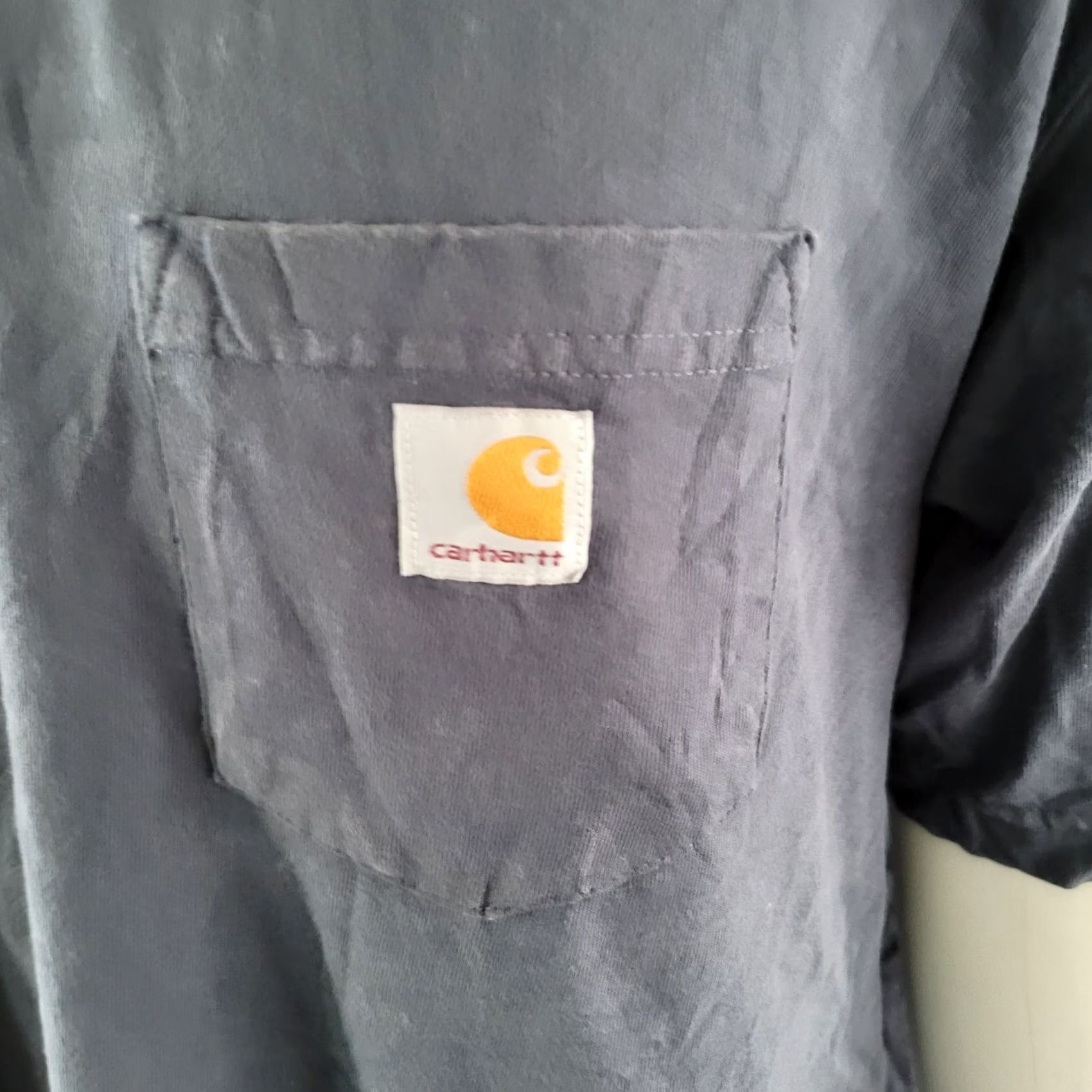 Carhartt VINTAGE Carhartt Navy Blue T-Shirt 2XL Original Fit Tee Mens Shirt Navy 2XL Carhartt Tee 90s event era Size US XXL / EU 58 / 5 - 5 Thumbnail