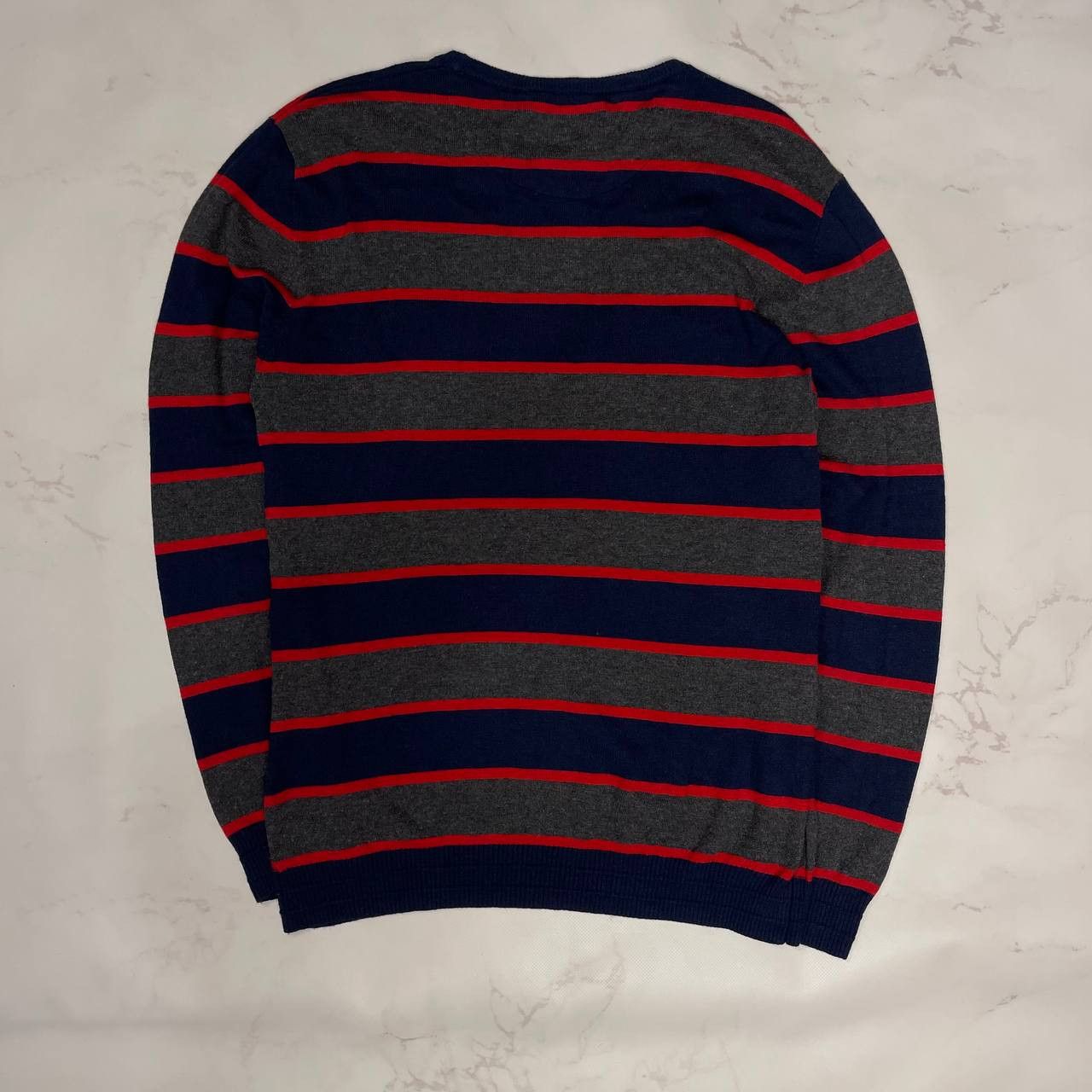 Guess Guess Striped Sweather Size L Vintage Size US XXL / EU 58 / 5 - 6 Thumbnail