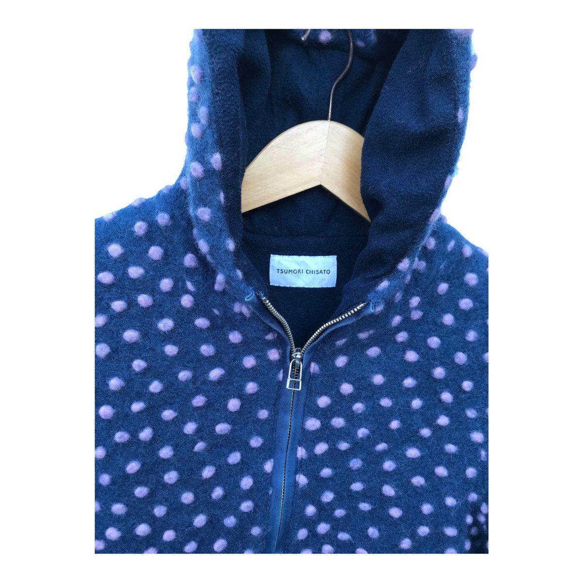 Tsumori Chisato Tsumori Chisato Polkadot Sweater Hoodie Size S / US 4 / IT 40 - 2 Thumbnail