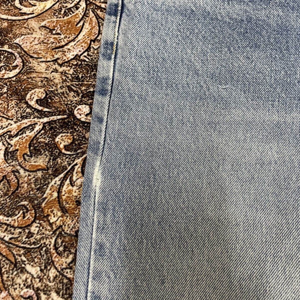 Lee 🔥Vintage Lee Riders Stoned Washed Ripped Distress Denim Size US 30 / EU 46 - 9 Thumbnail