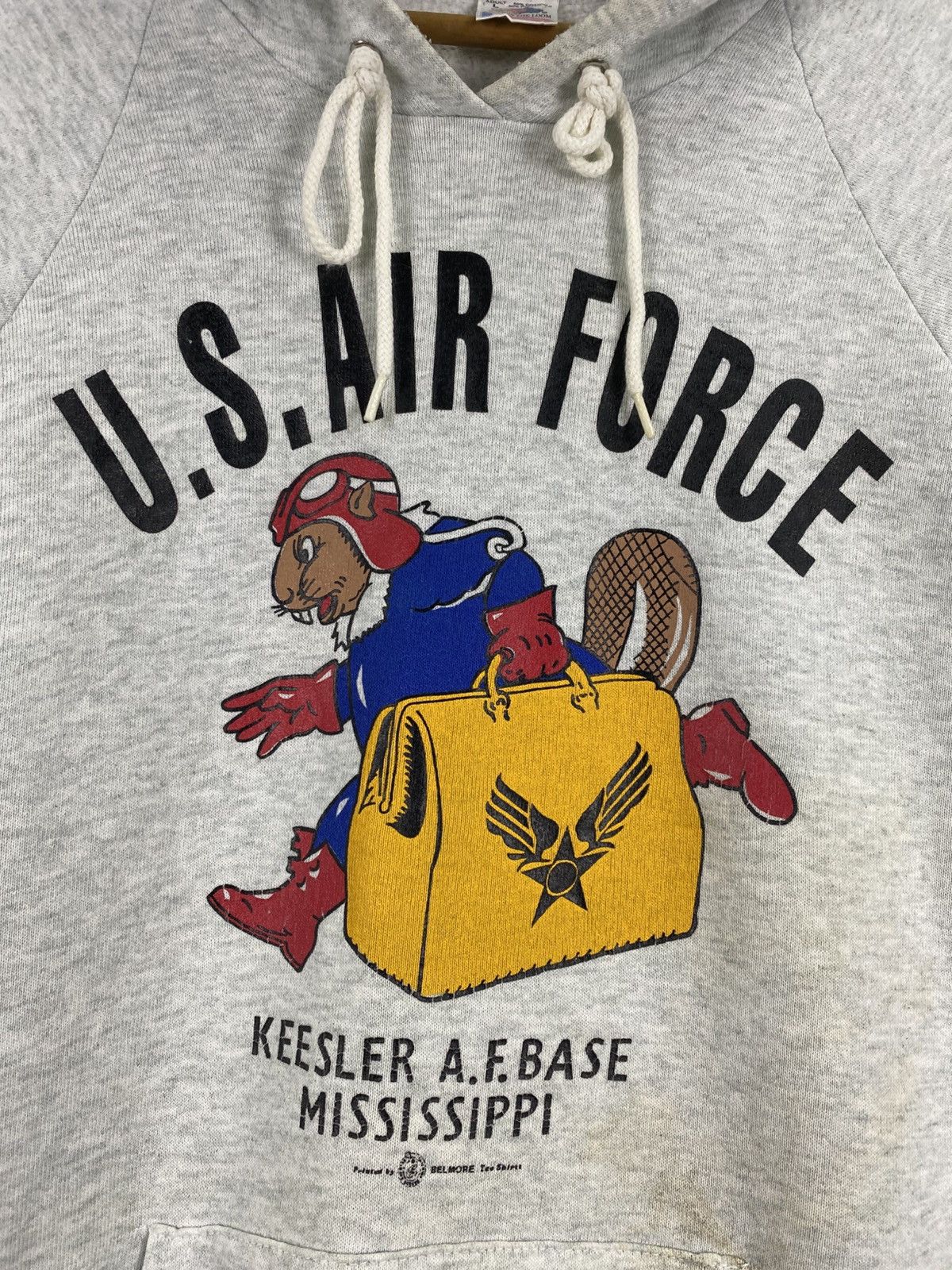 Vintage Vintage 80s US Air Force Hoodies Size US L / EU 52-54 / 3 - 9 Thumbnail