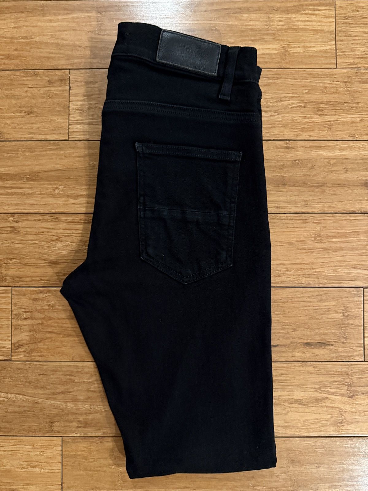 Amiri Amiri Stack Jean Black Size US 31 - 2 Thumbnail