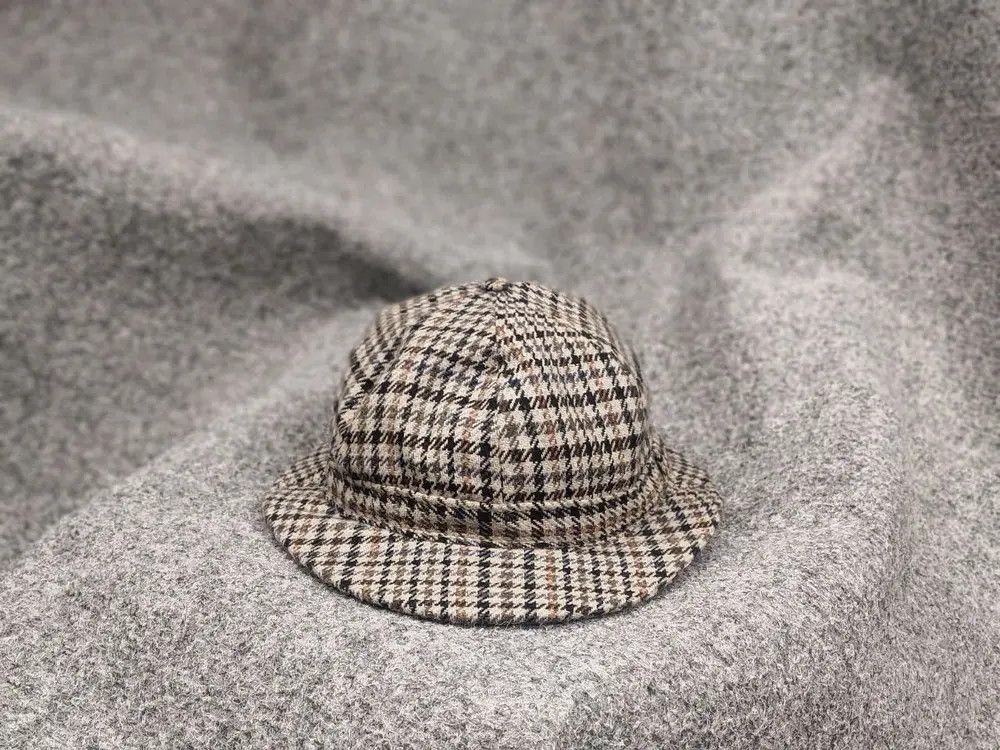 Barbour Vintage 70's Barbour Wool Tweed Sherlock Holmes trilby hat Size ONE SIZE - 1 Thumbnail